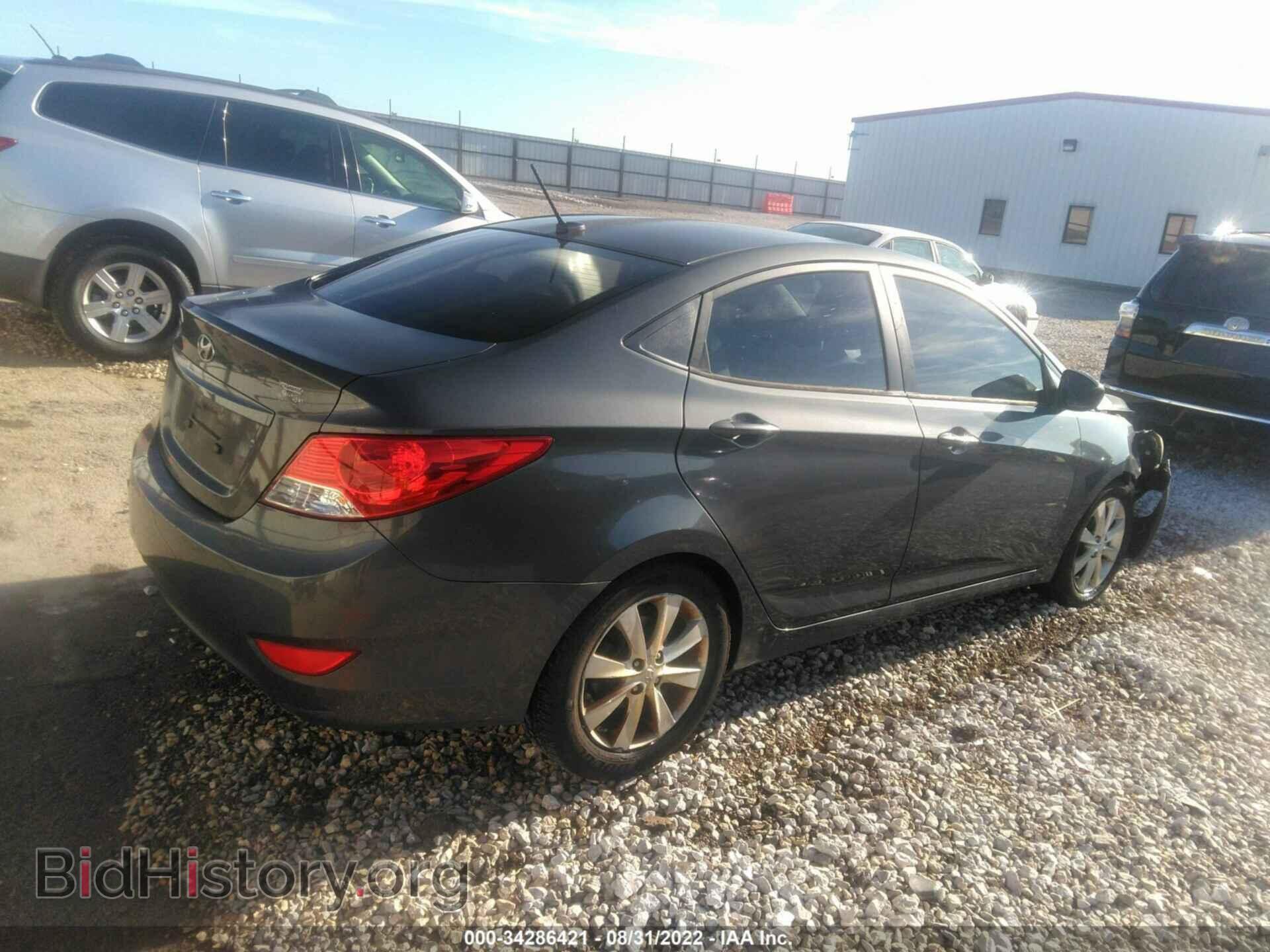 2012 HYUNDAI ACCENT - VIN: KMHCU4AE5CU098034 - Фото 4