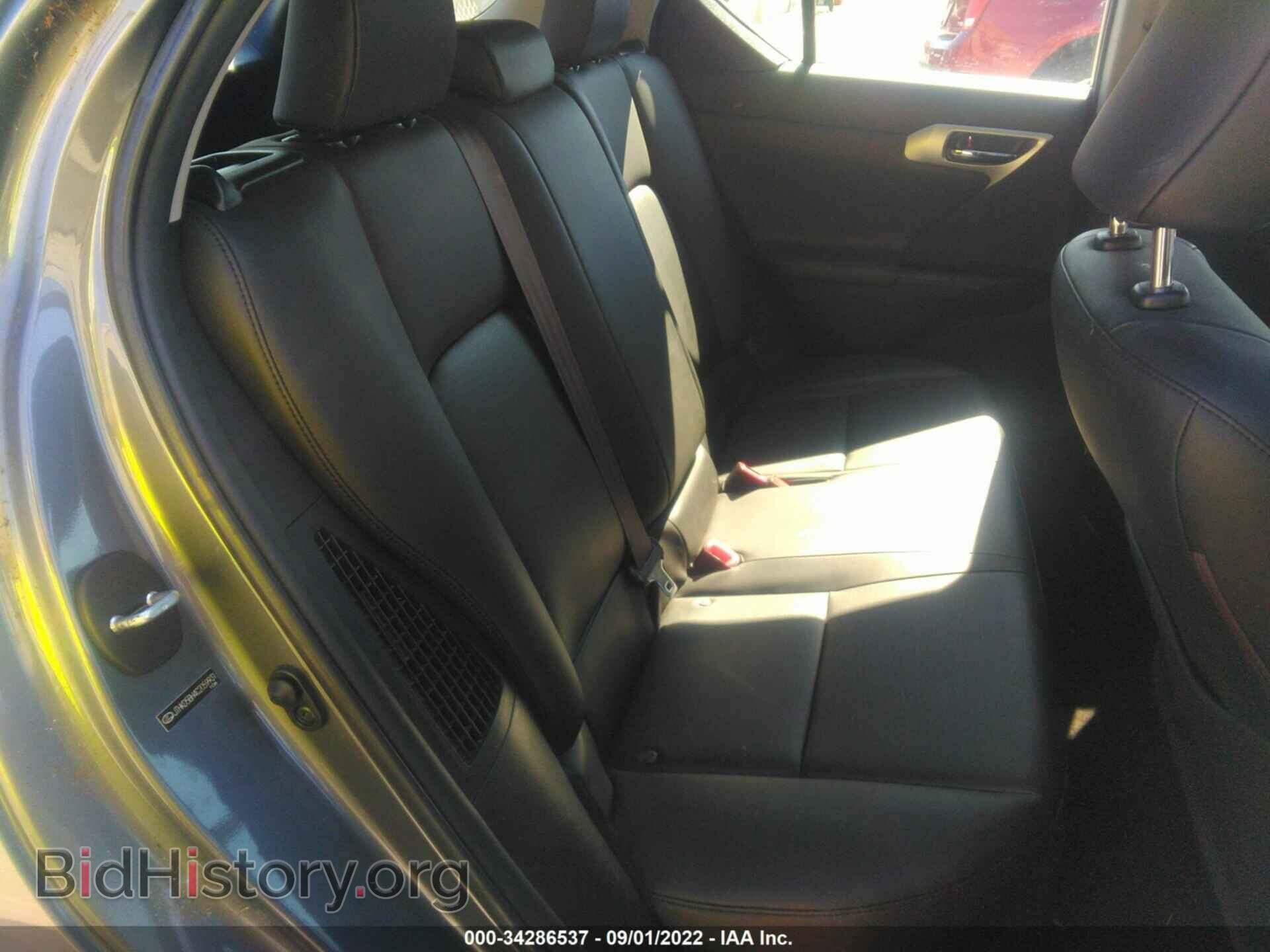 2012 LEXUS CT 200H - VIN: JTHKD5BH4C2059931 - Фото 8