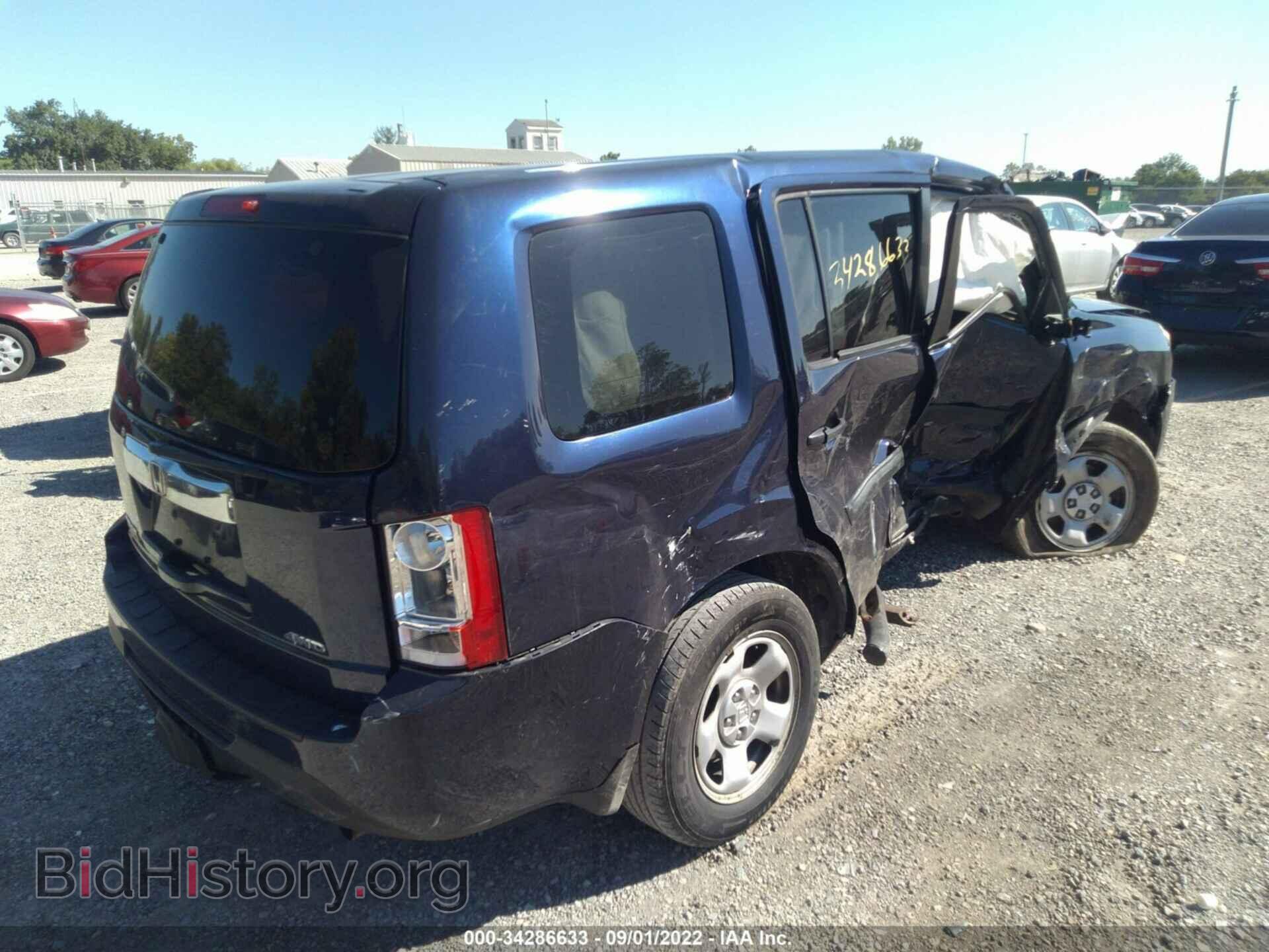 2013 HONDA PILOT - VIN: 5FNYF4H23DB079508 - Фото 4