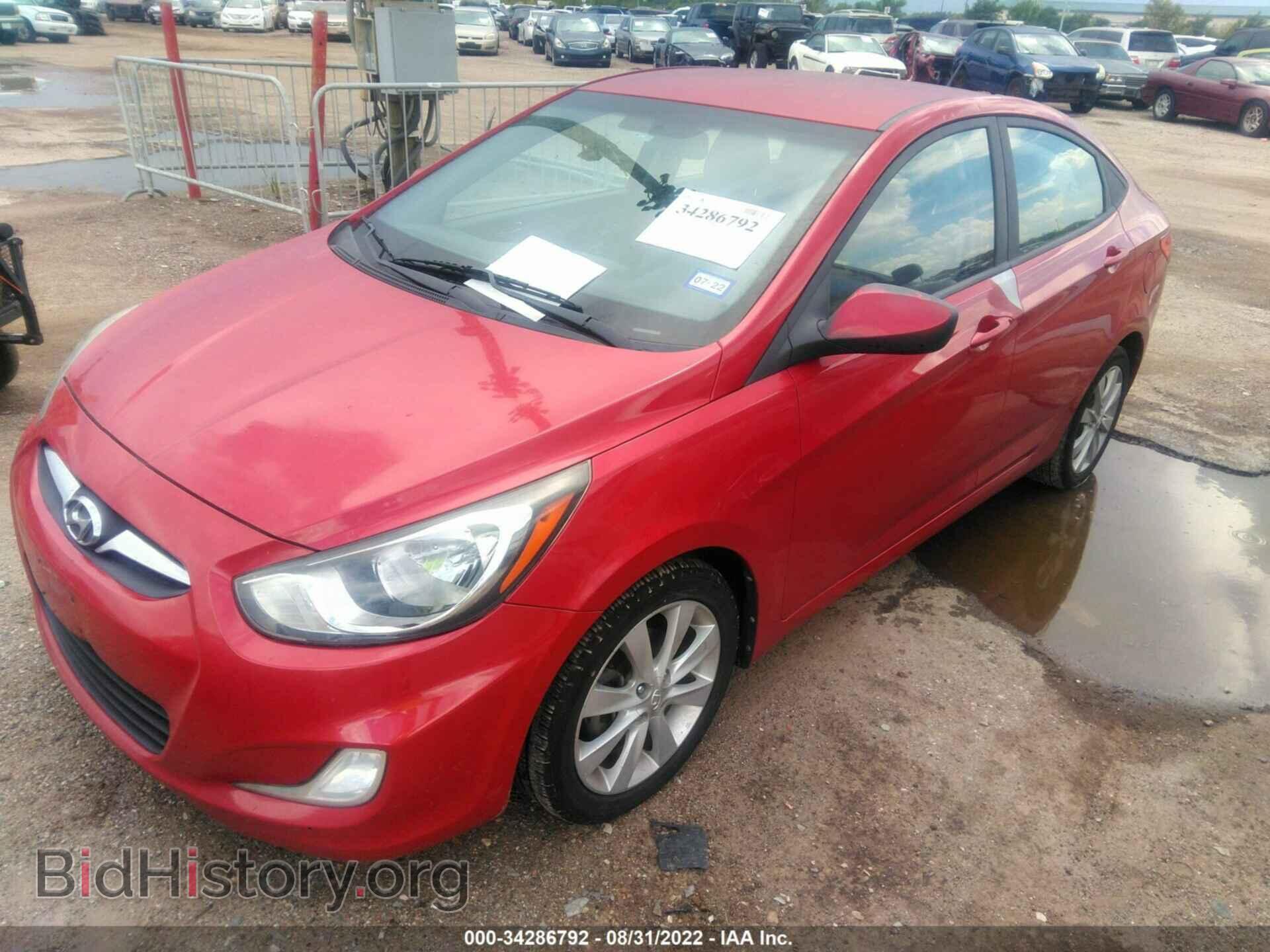 2013 HYUNDAI ACCENT - VIN: KMHCU4AE5DU435710 - Фото 2