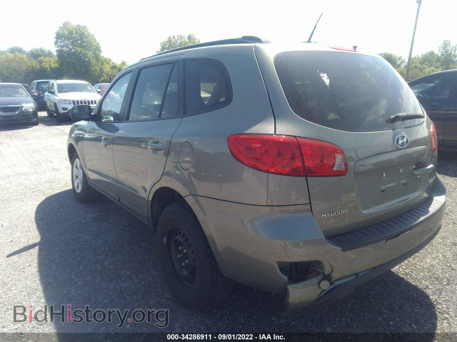 2009 HYUNDAI SANTA FE - VIN: 5NMSG13D99H251301 - Фото 3