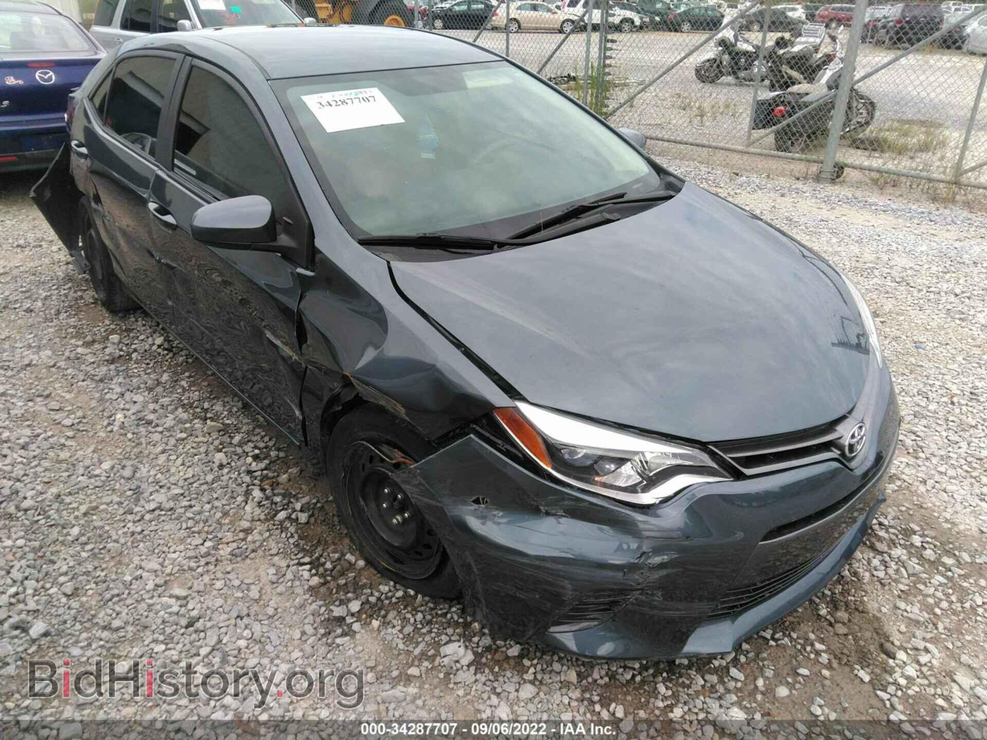 Photo 2T1BURHEXFC458757 - TOYOTA COROLLA 2015
