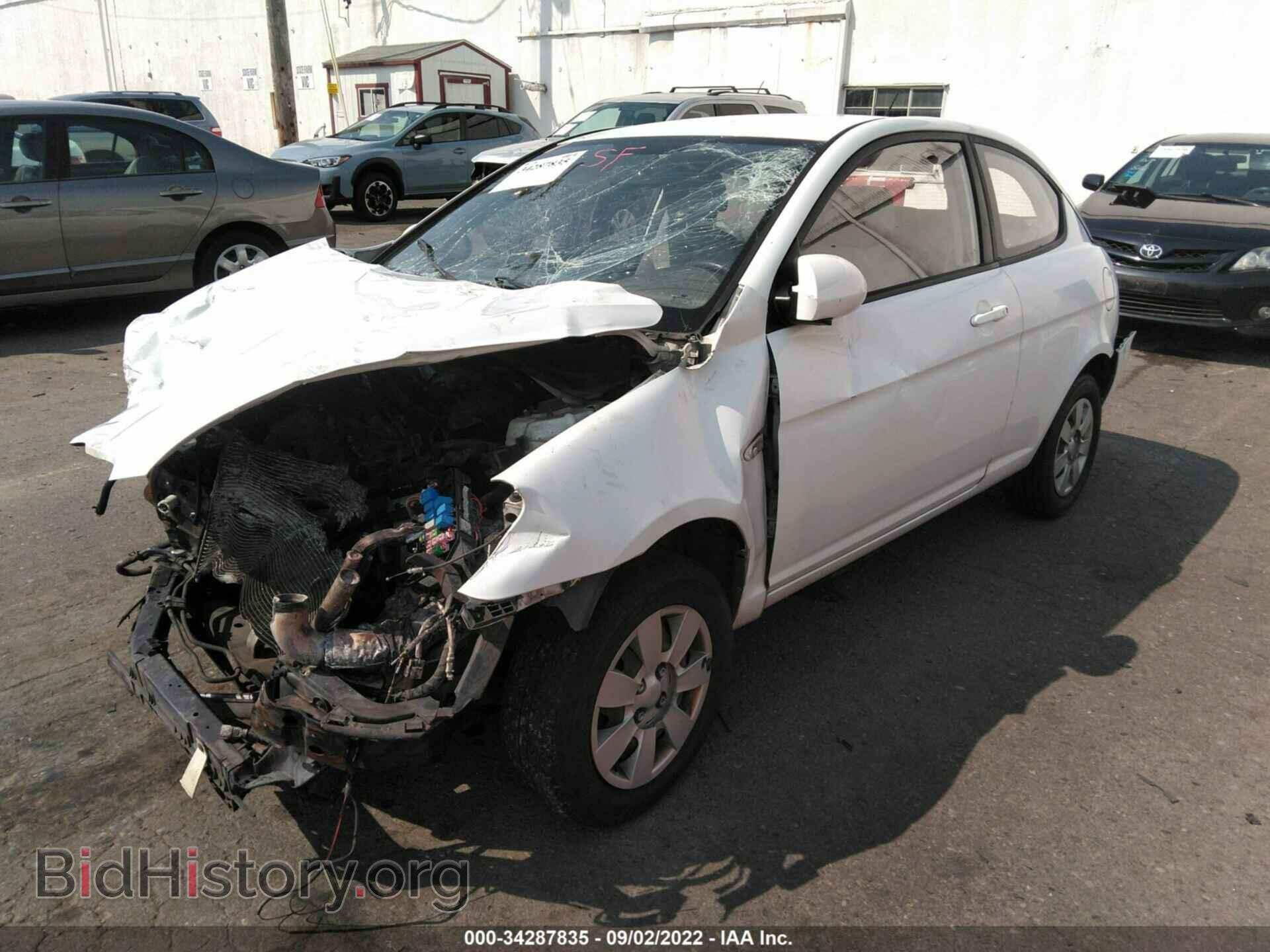 2007 HYUNDAI ACCENT - VIN: KMHCM36C77U032186 - Фото 2