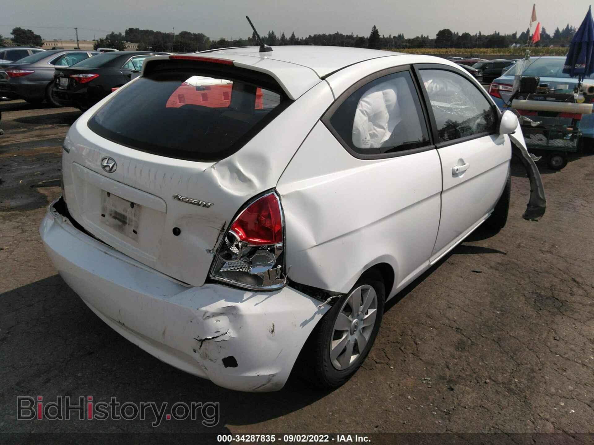 2007 HYUNDAI ACCENT - VIN: KMHCM36C77U032186 - Фото 4