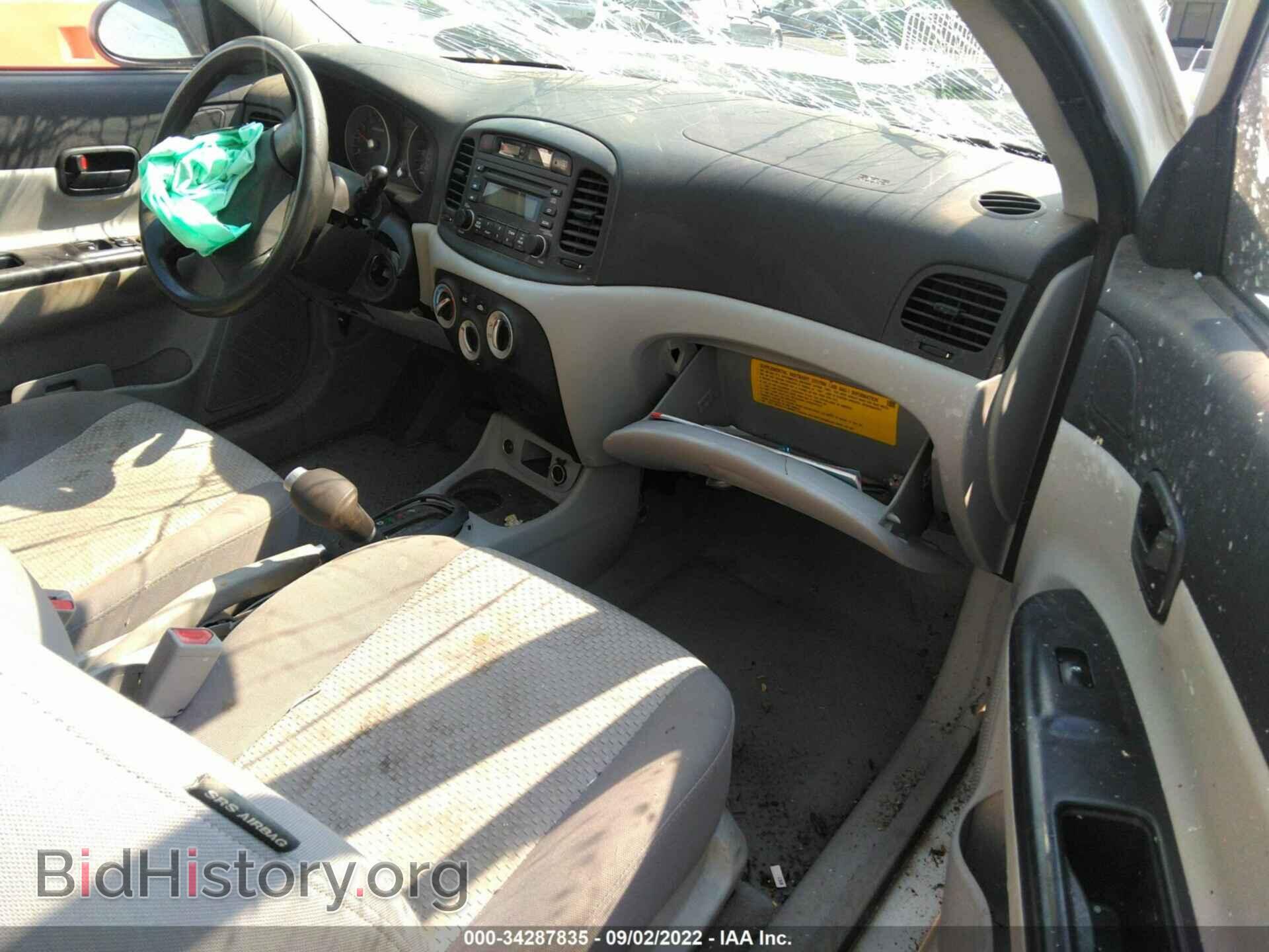 2007 HYUNDAI ACCENT - VIN: KMHCM36C77U032186 - Фото 5
