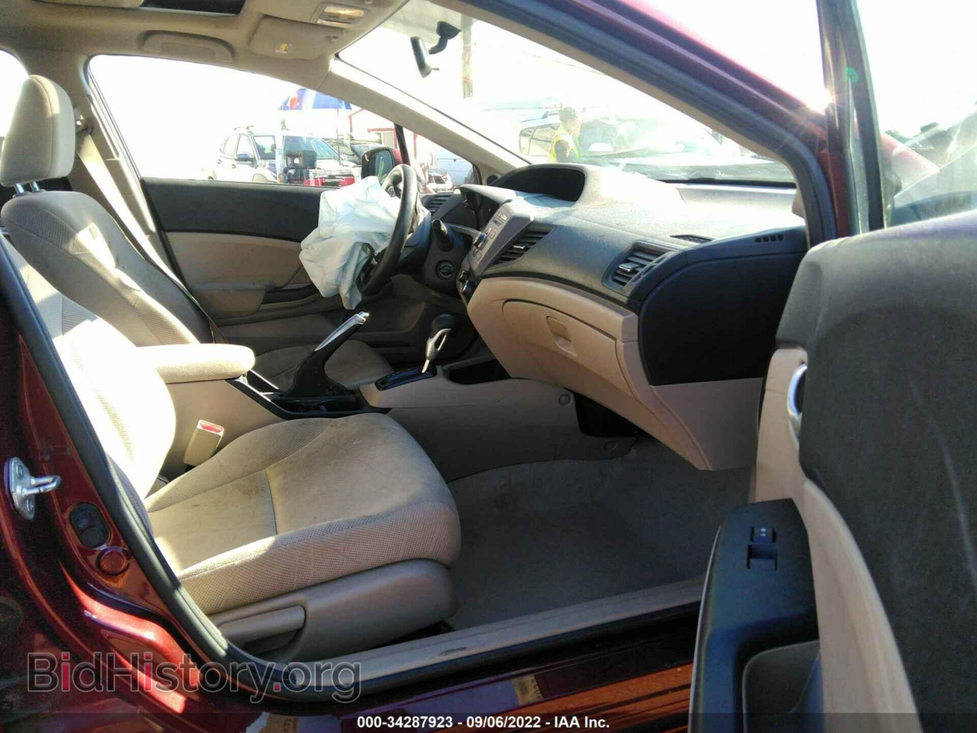 2012 HONDA CIVIC SDN - VIN: 19XFB2F83CE301550 - Фото 5