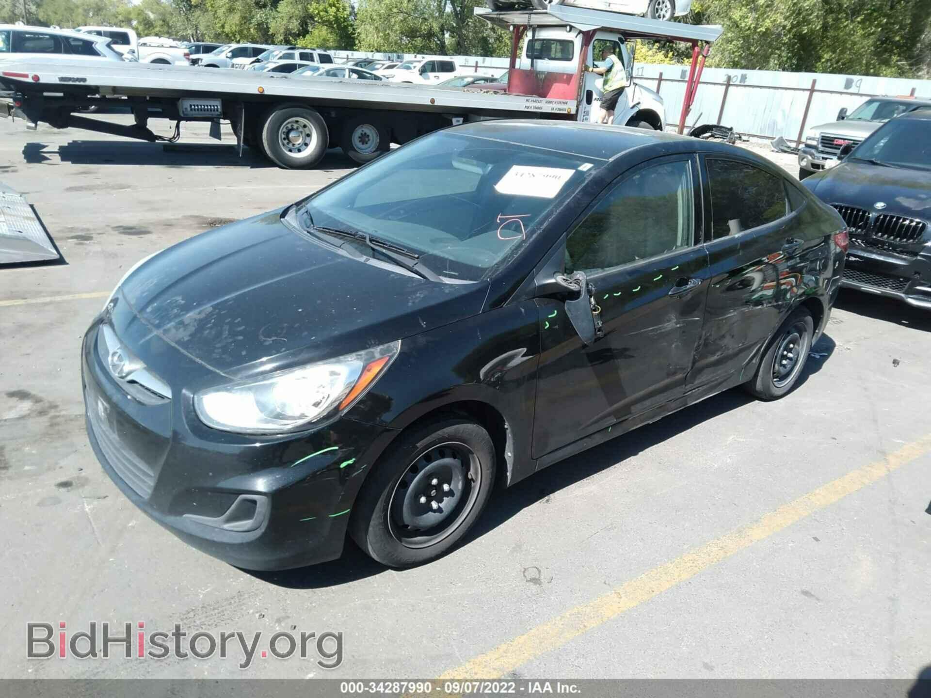 2013 HYUNDAI ACCENT - VIN: KMHCT4AE6DU458822 - Фото 2
