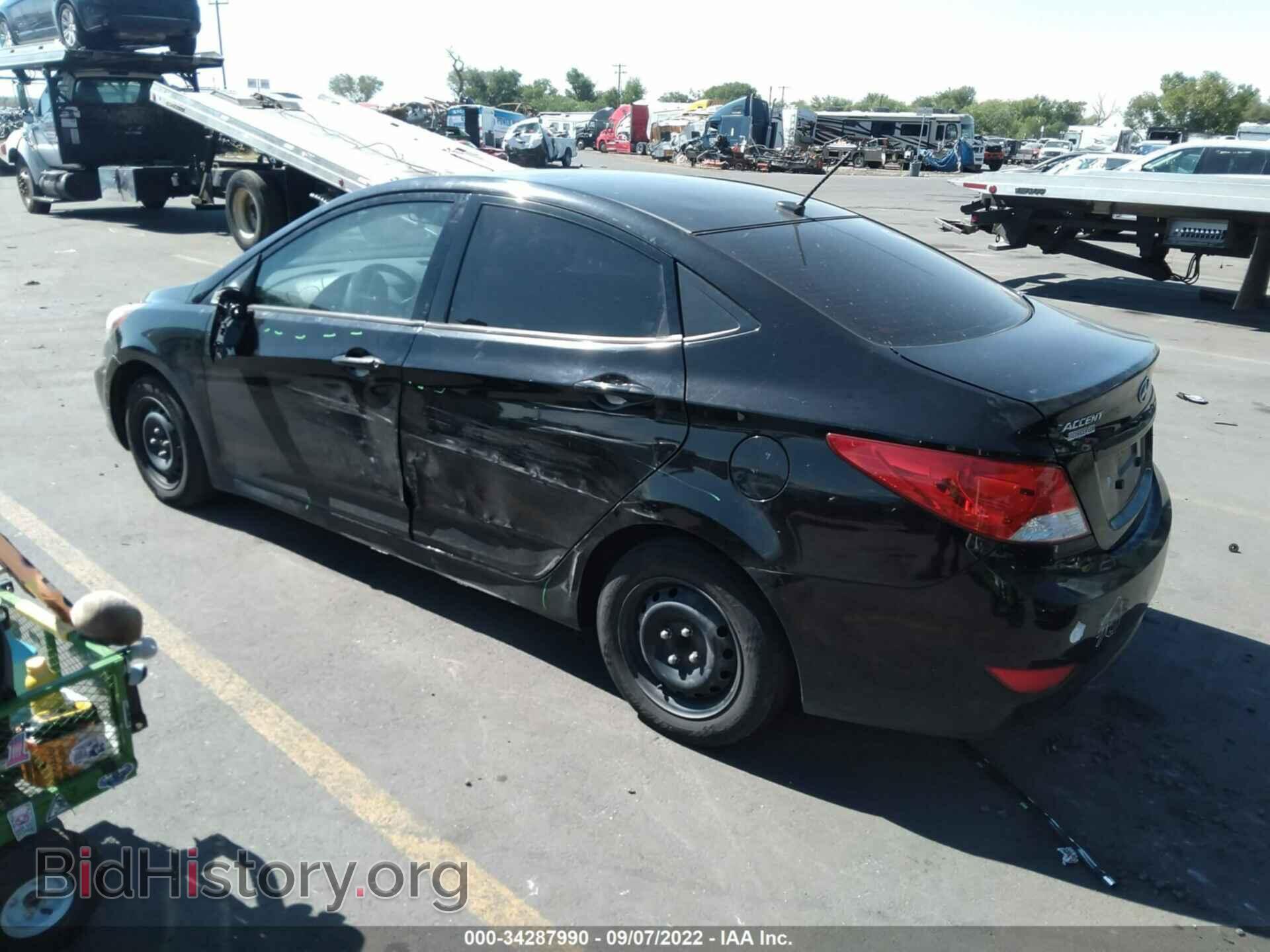 2013 HYUNDAI ACCENT - VIN: KMHCT4AE6DU458822 - Фото 3