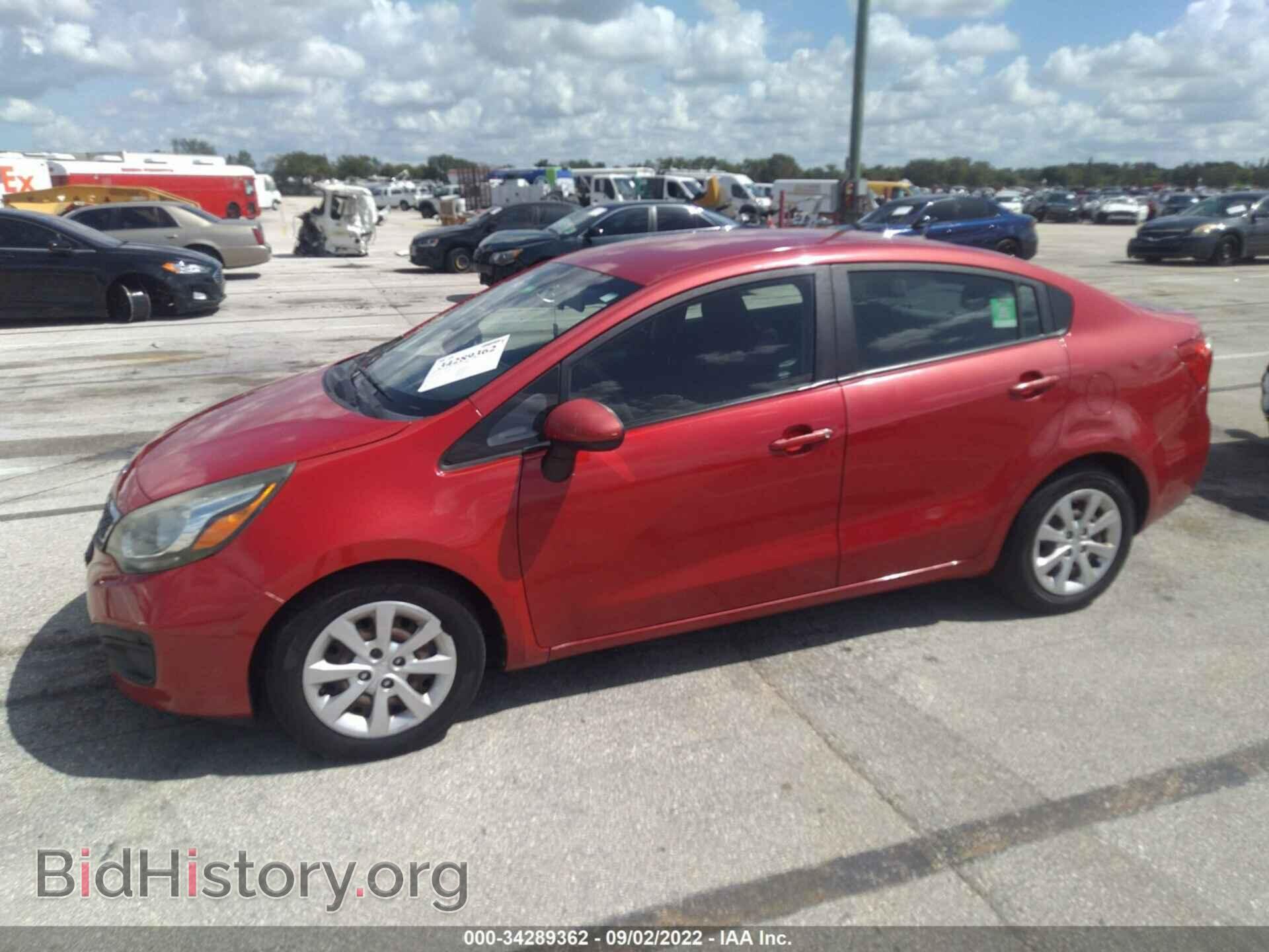 2012 KIA RIO - VIN: KNADN4A32C6076689 - Фото 2