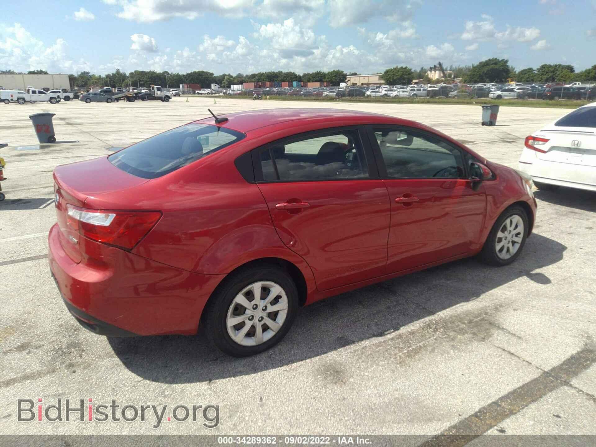 2012 KIA RIO - VIN: KNADN4A32C6076689 - Фото 4