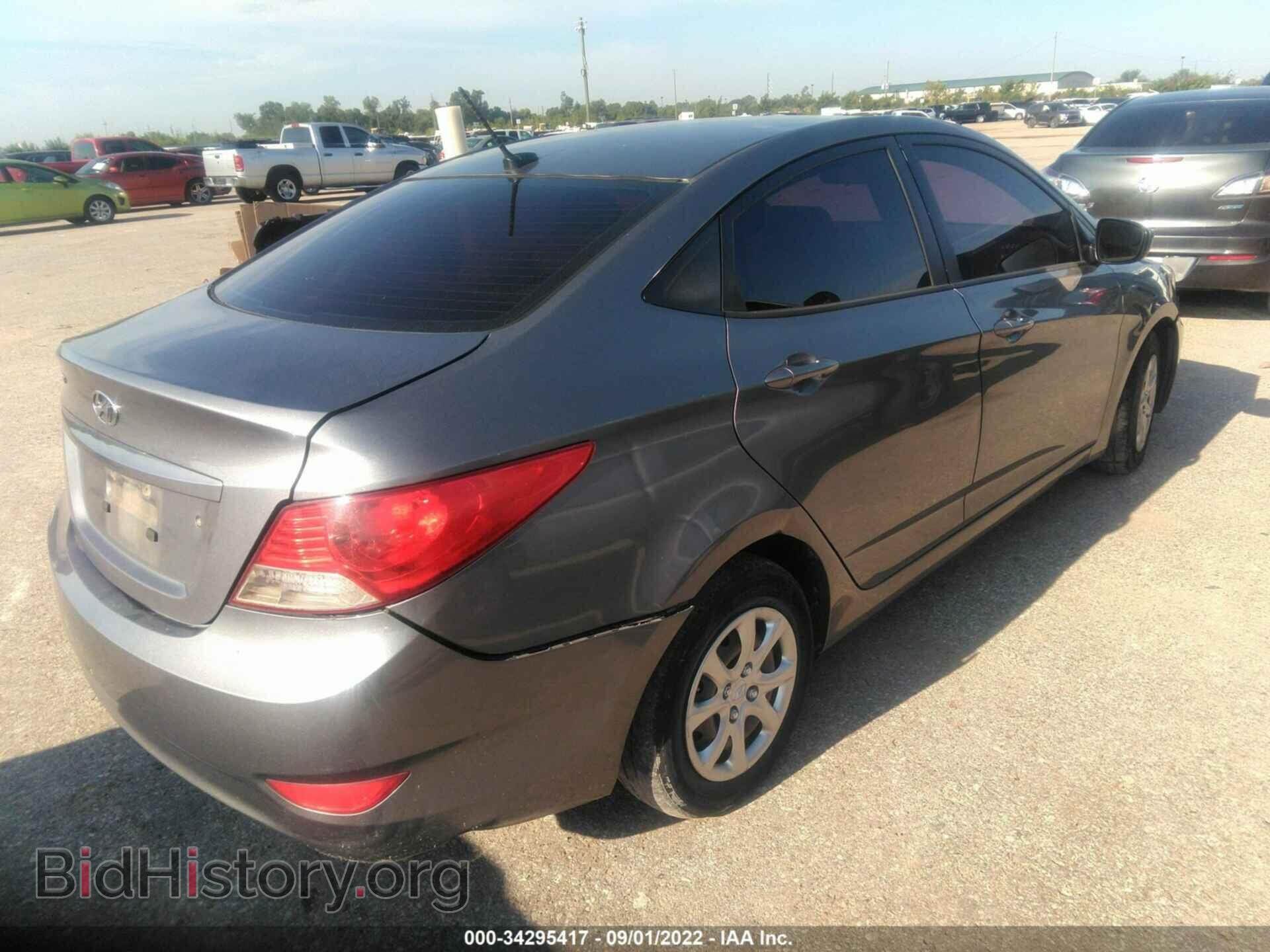 2014 HYUNDAI ACCENT - VIN: KMHCT4AE5EU638004 - Фото 4