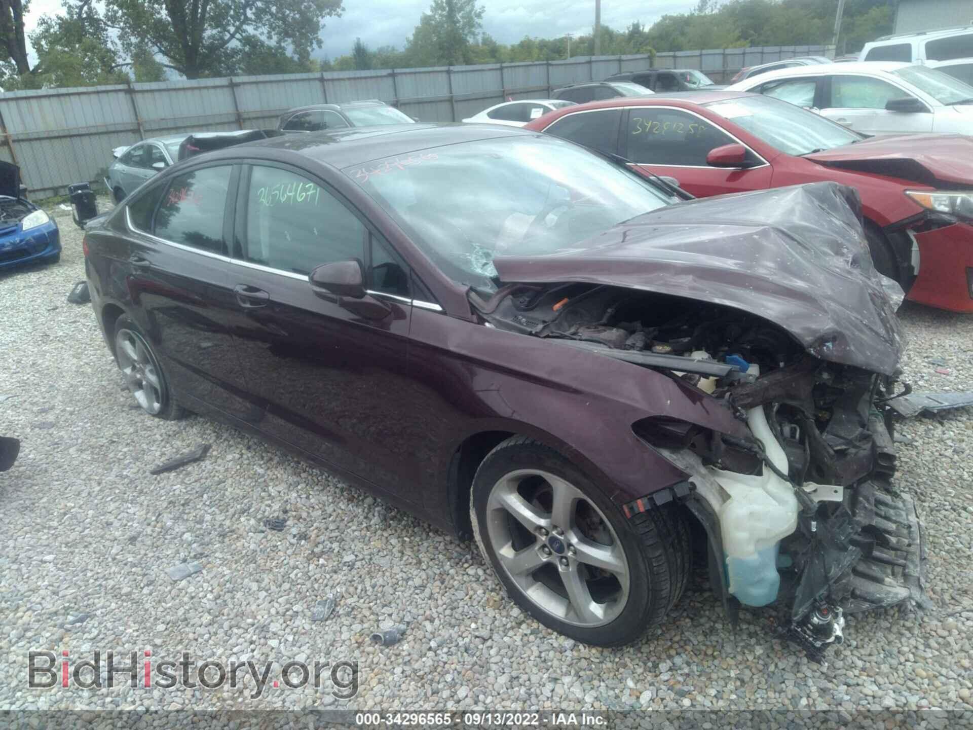 Photo 3FA6P0H70DR358881 - FORD FUSION 2013
