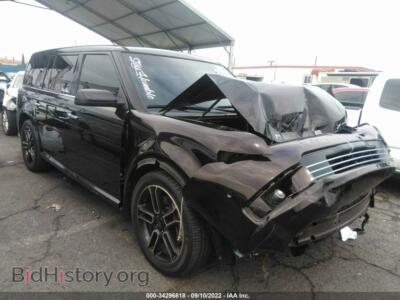 2014 Ford FLEX Limited, black — VIN 2FMGK5D81EBD35582, IAAI