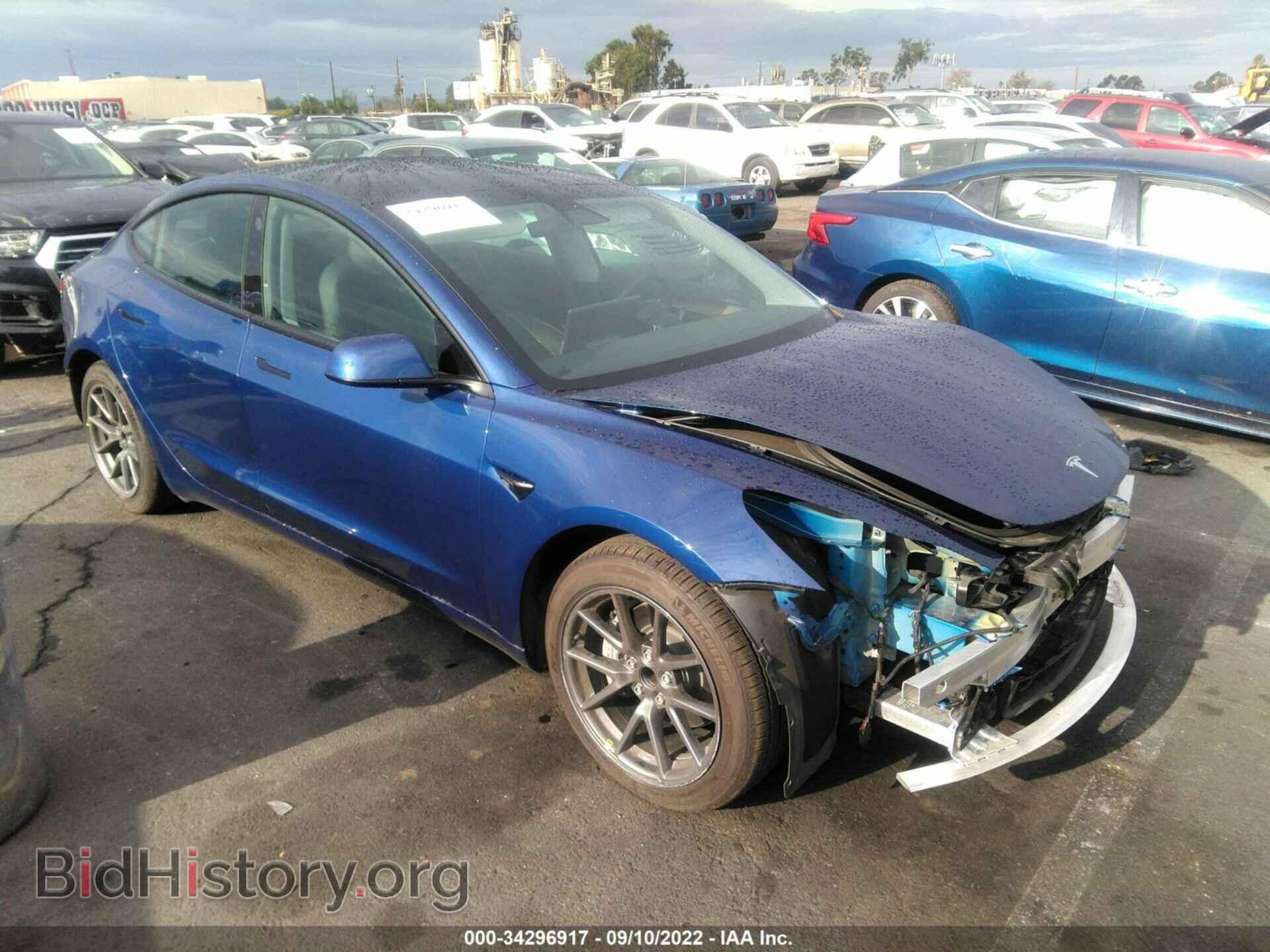 Photo 5YJ3E1EA1MF998334 - TESLA MODEL 3 2021