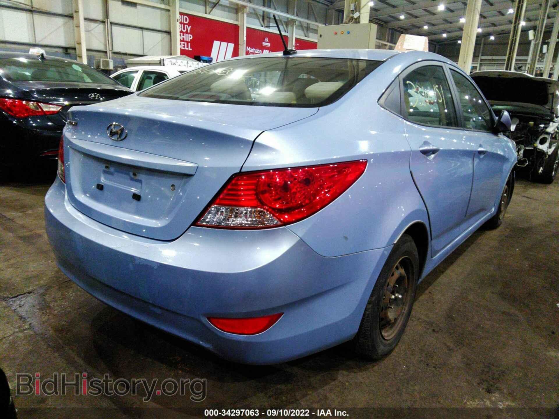 2012 HYUNDAI ACCENT - VIN: 00HCT4AEXCU261313 - Фото 4