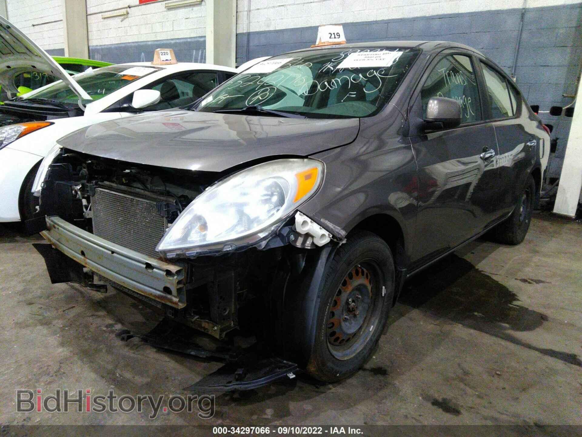 2012 NISSAN VERSA - VIN: 001CN7APXCL890844 - Фото 2