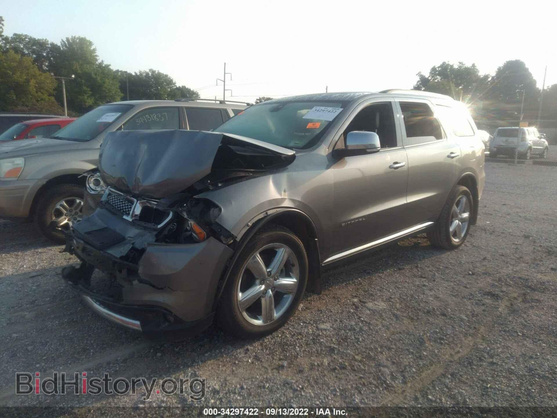 2012 DODGE DURANGO - VIN: 1C4RDJEG4CC334896 - Photo 2