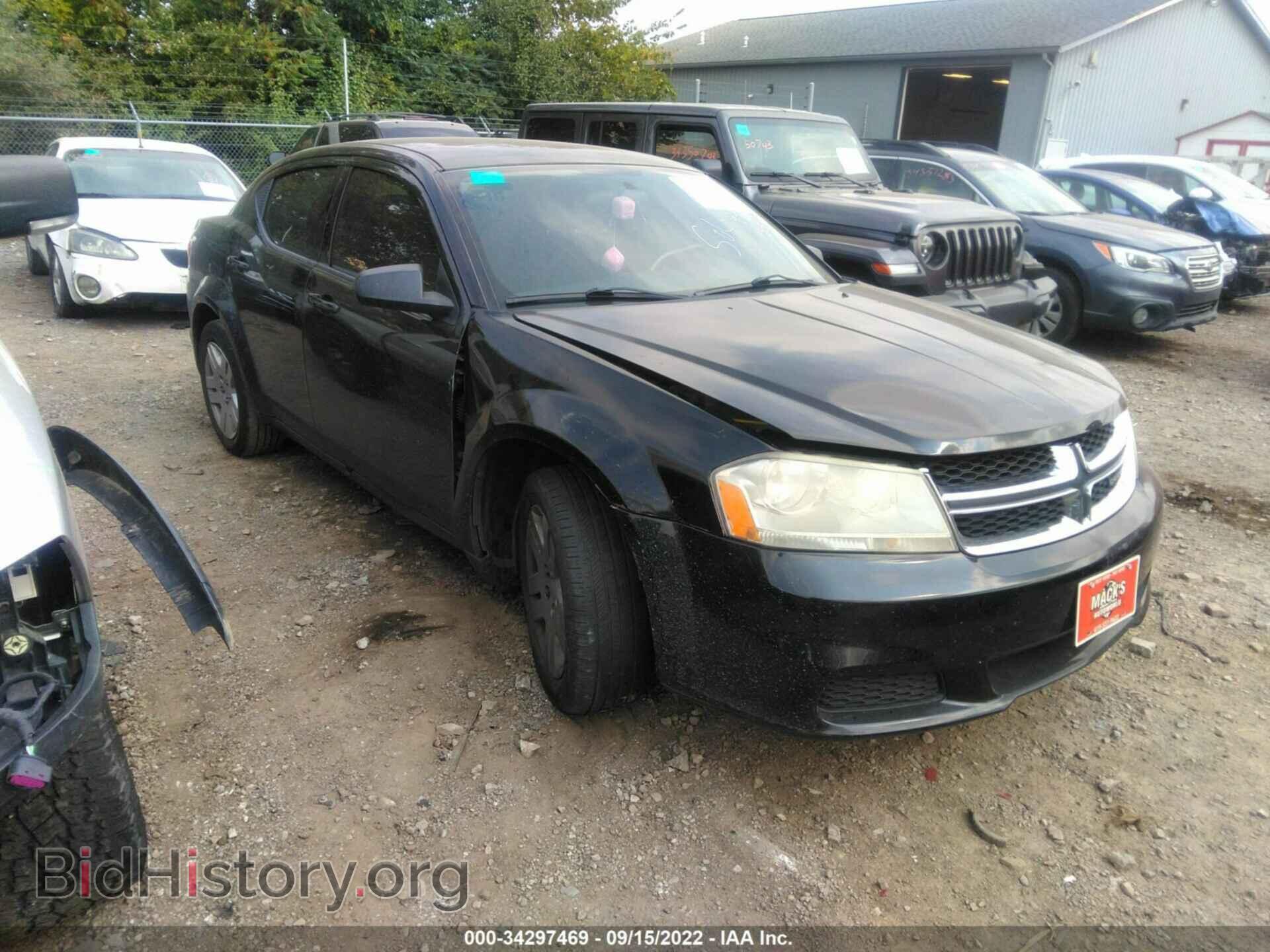 Photo 1C3CDZAB7CN133405 - DODGE AVENGER 2012