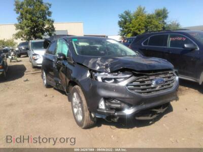 2020 Ford EDGE Titanium, серый — VIN 2FMPK4K95LBB62894, IAAI