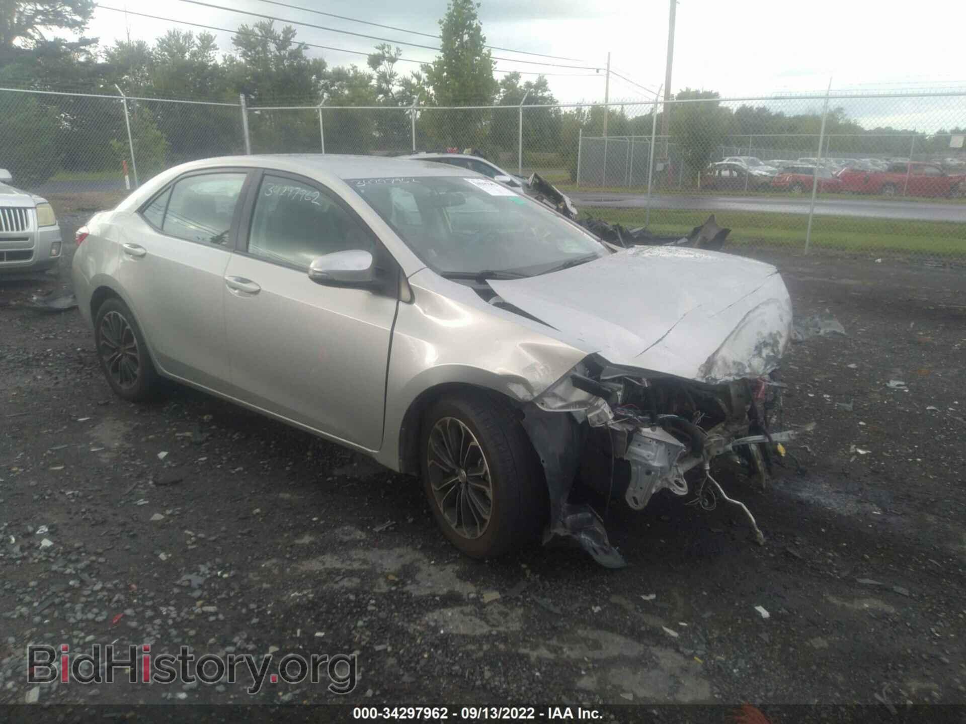 Photo 2T1BURHE3FC418178 - TOYOTA COROLLA 2015