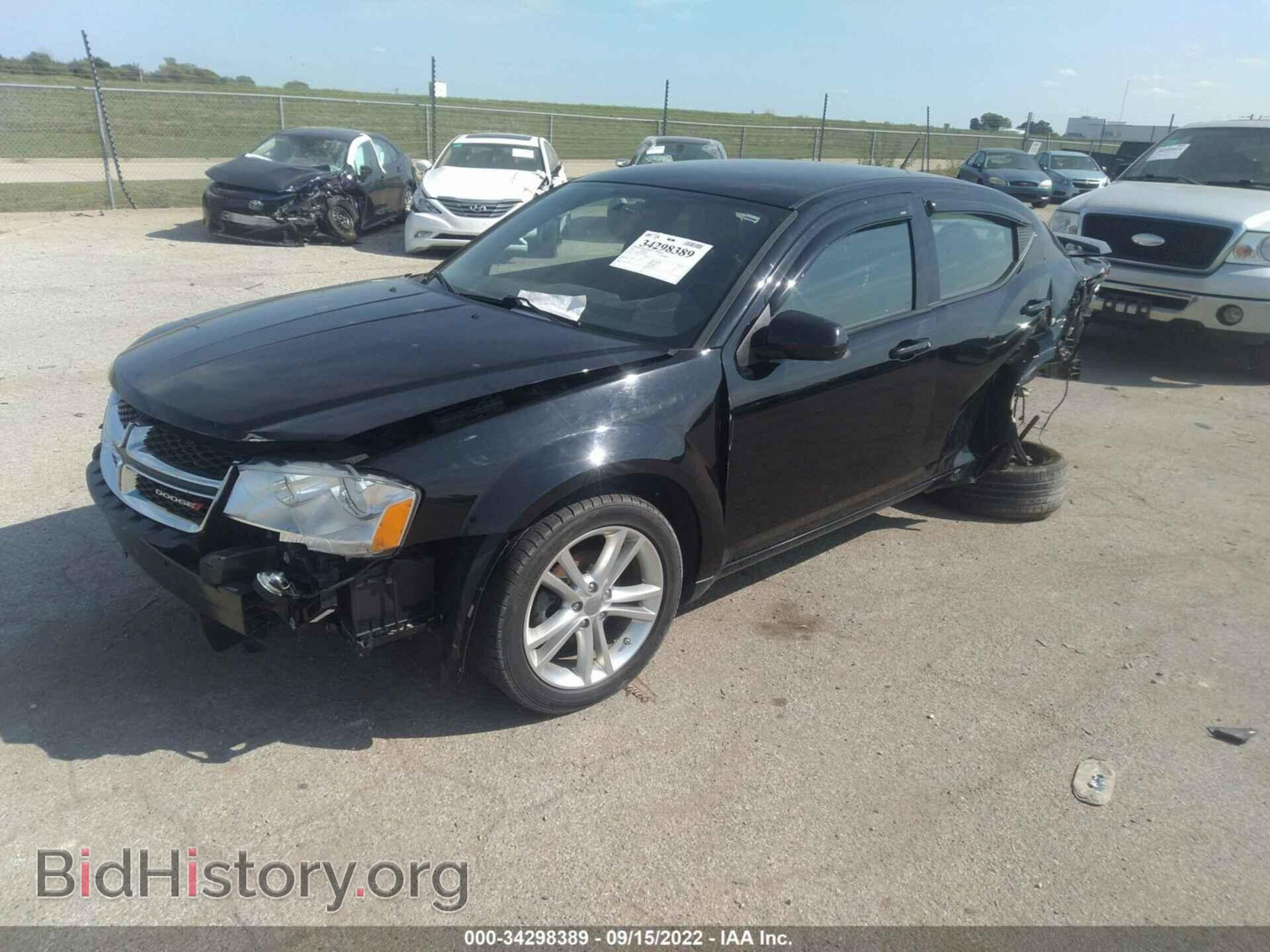 2012 DODGE AVENGER - VIN: 1C3CDZCB1CN266383 - Фото 2