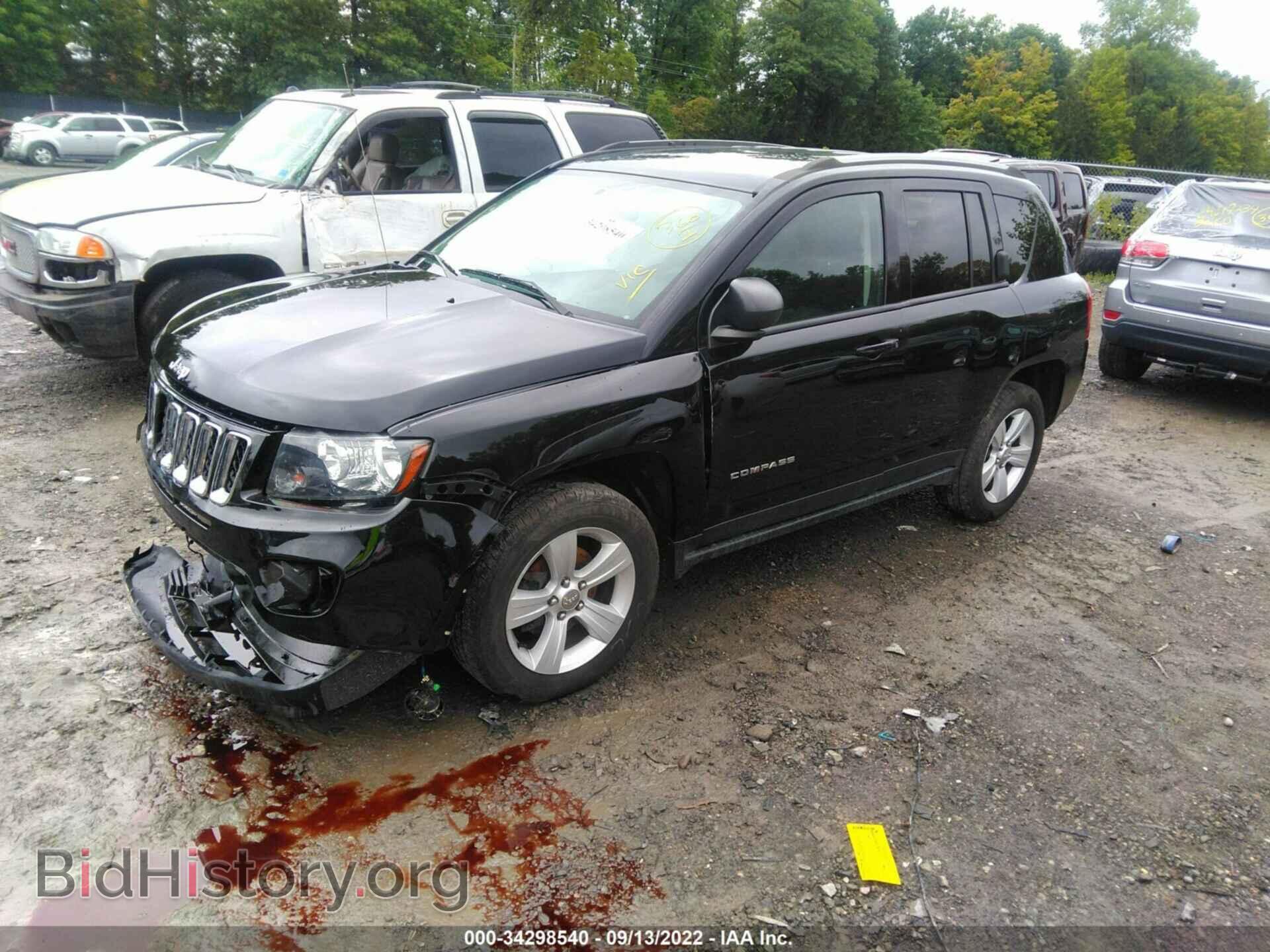 2016 JEEP COMPASS - VIN: 1C4NJDBB1GD686562 - Фото 2