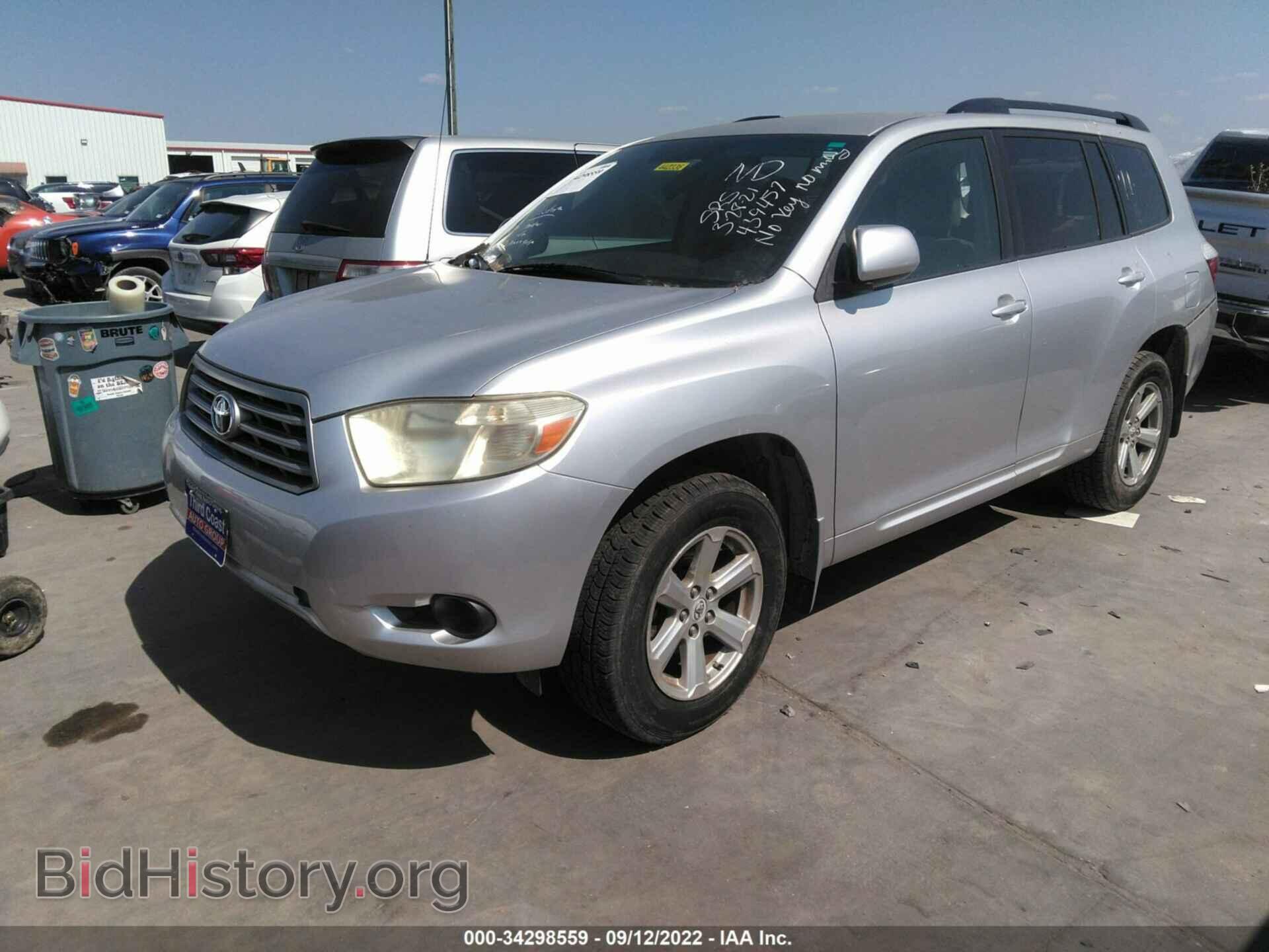 2009 TOYOTA HIGHLANDER - VIN: JTEDA41A192005573 - Фото 2