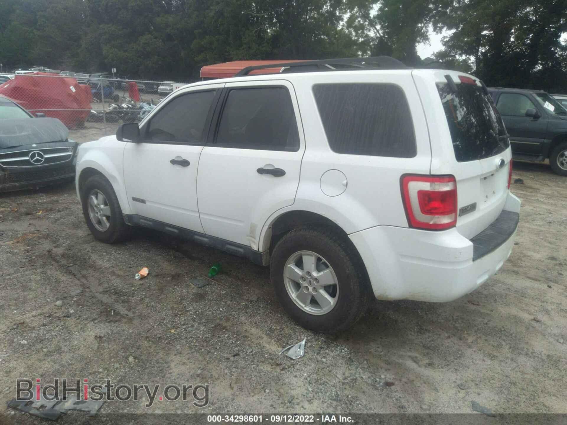 2008 FORD ESCAPE - VIN: 1FMCU92Z78KC65480 - Фото 3