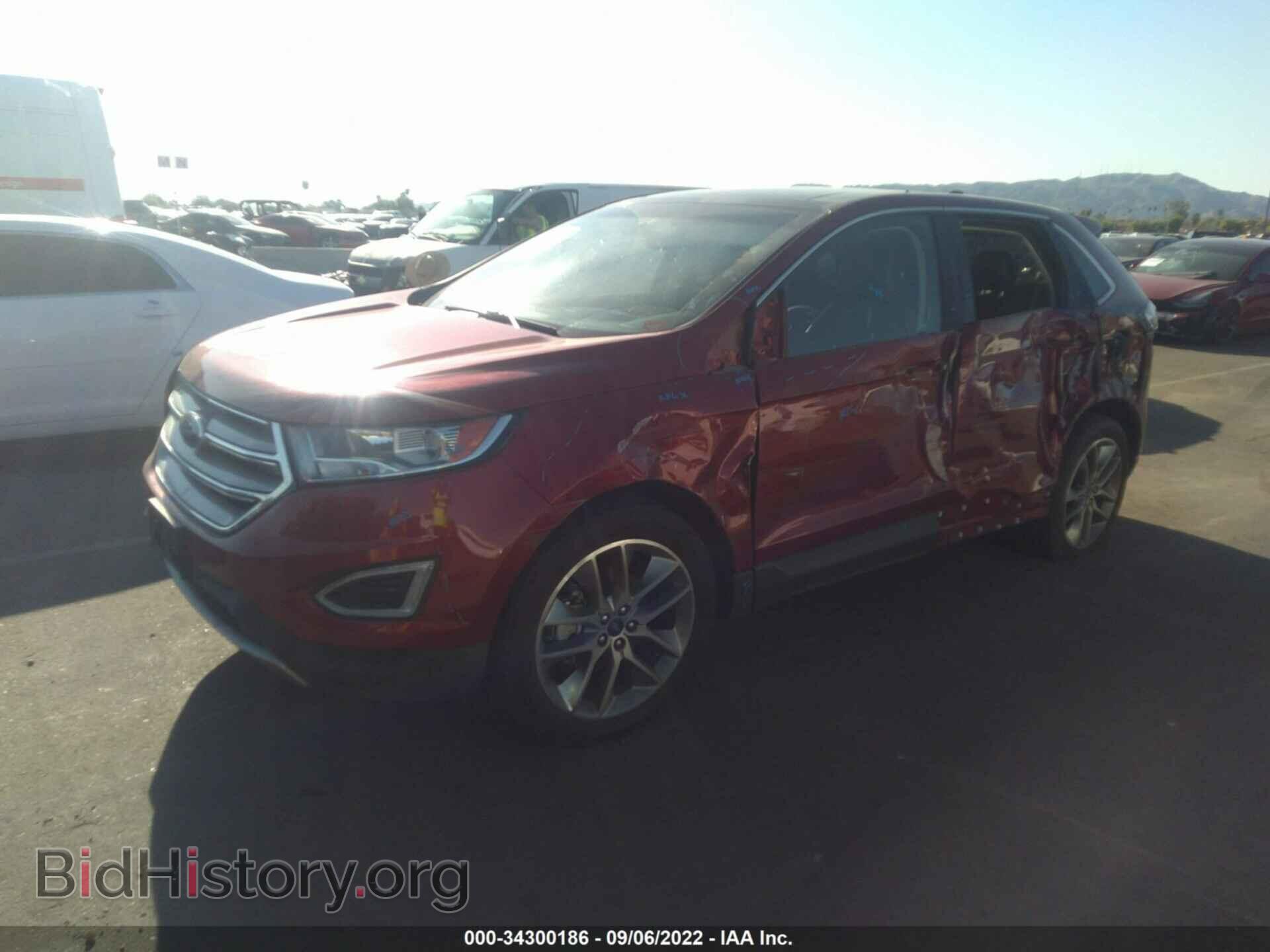 2016 FORD EDGE - VIN: 2FMPK3K93GBB04167 - Photo 2