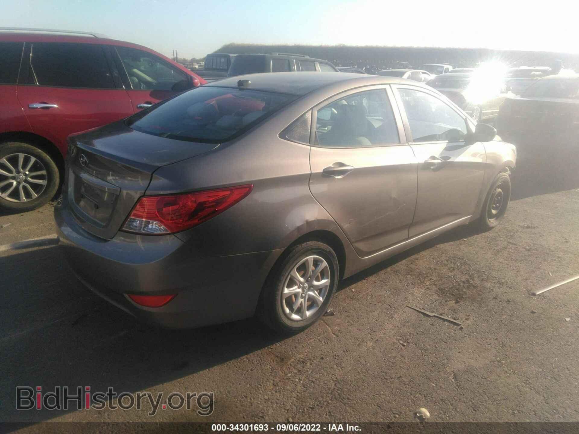 2013 HYUNDAI ACCENT - VIN: KMHCT4AE6DU397116 - Фото 4
