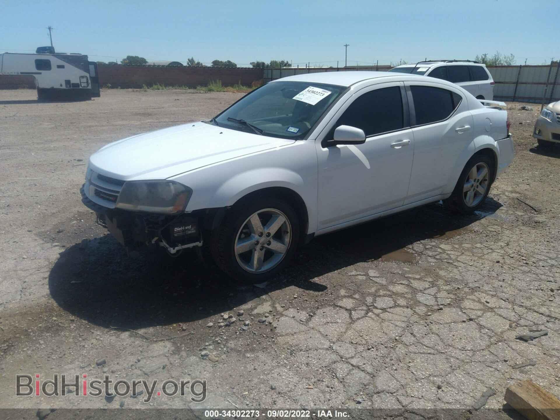 2013 DODGE AVENGER - VIN: 1C3CDZCB7DN711842 - Фото 2