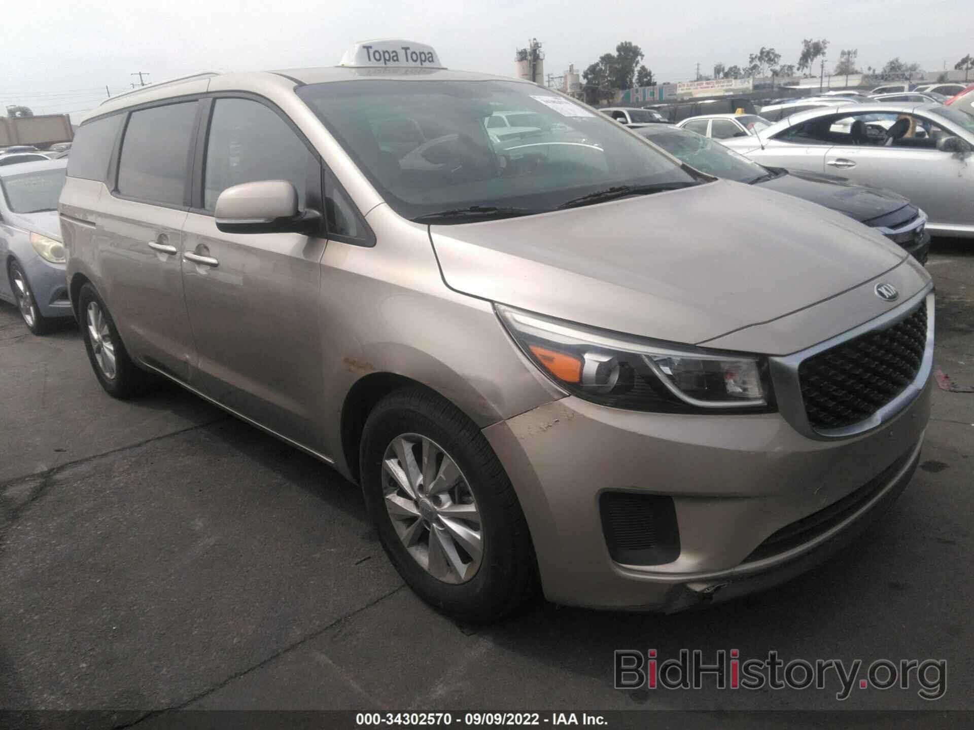 Photo KNDMB5C1XG6098426 - KIA SEDONA 2016