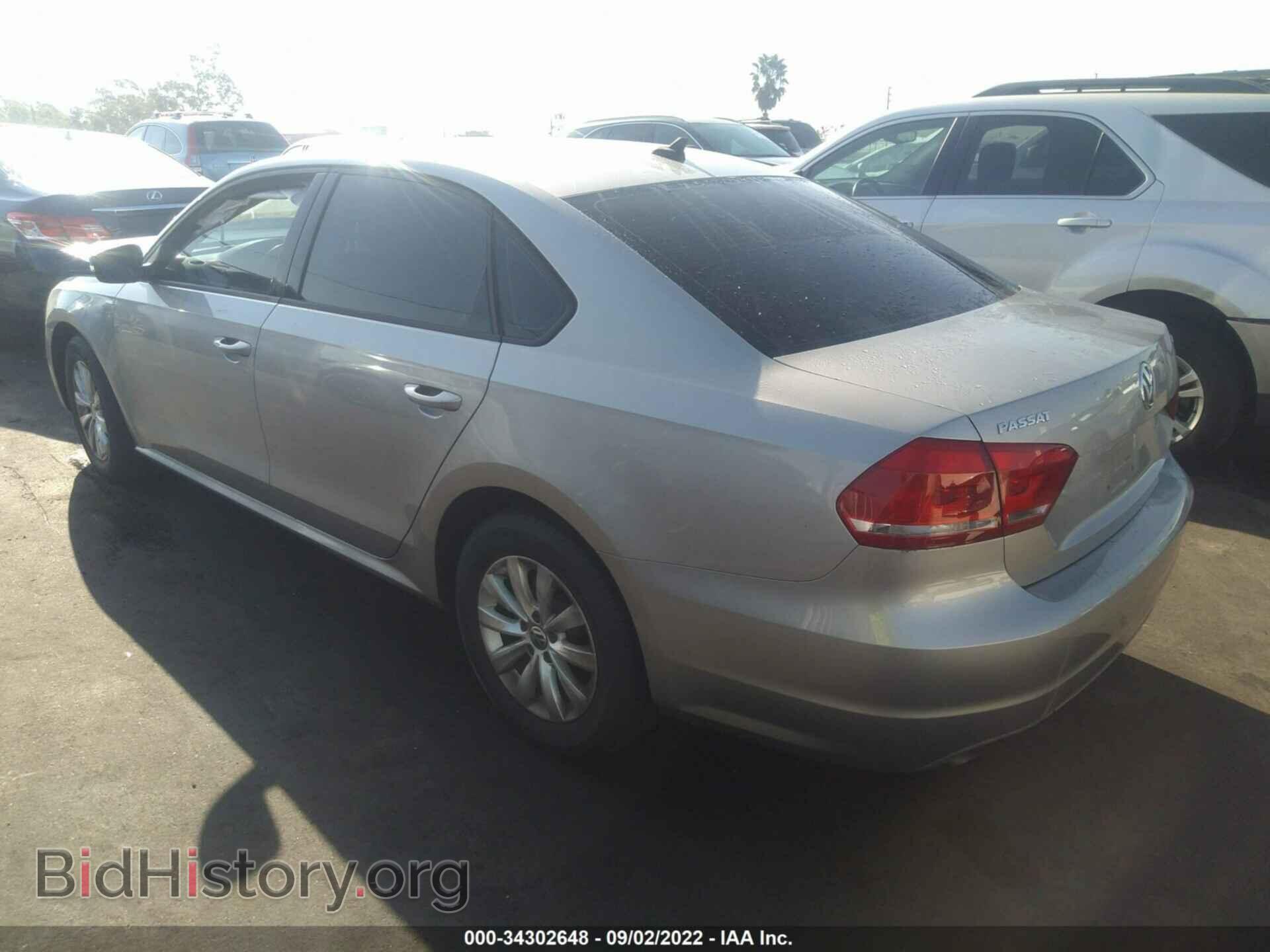 2014 VOLKSWAGEN PASSAT - VIN: 1VWAT7A33EC095847 - Фото 3