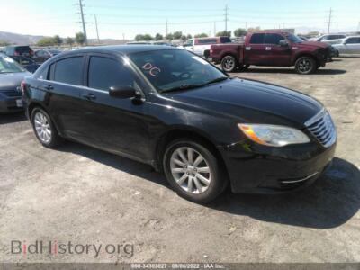 2013 Chrysler 200 Touring, черный — VIN 1C3CCBBB9DN764926, IAAI
