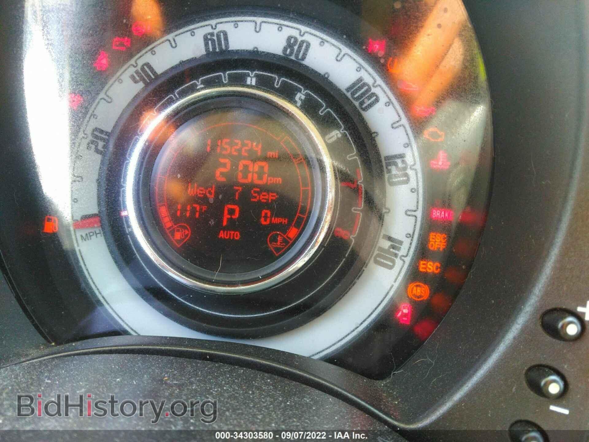 2012 FIAT 500 - VIN: 3C3CFFAR2CT126996 - Фото 7