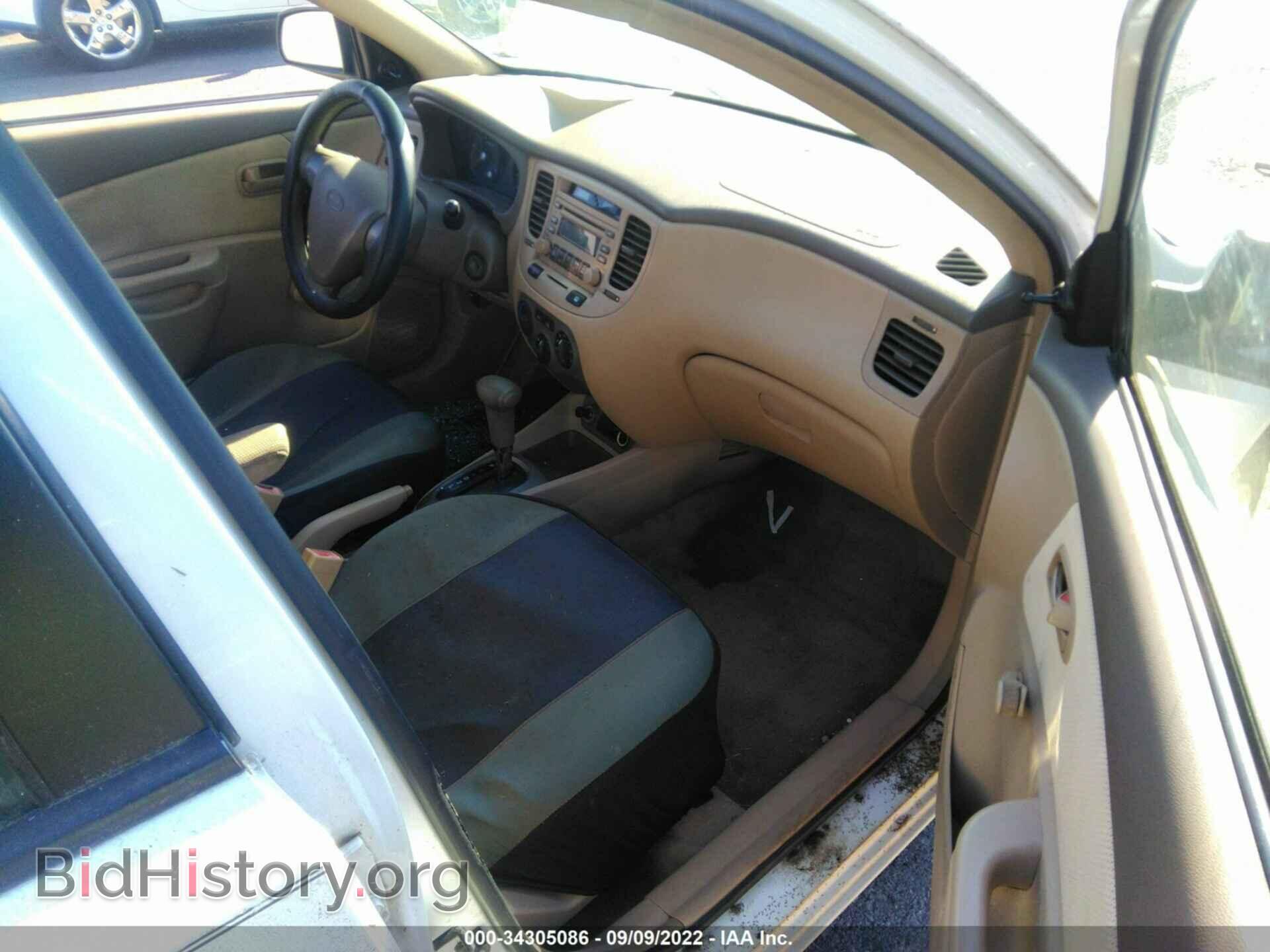 2006 KIA RIO - VIN: KNADE123766079587 - Фото 5