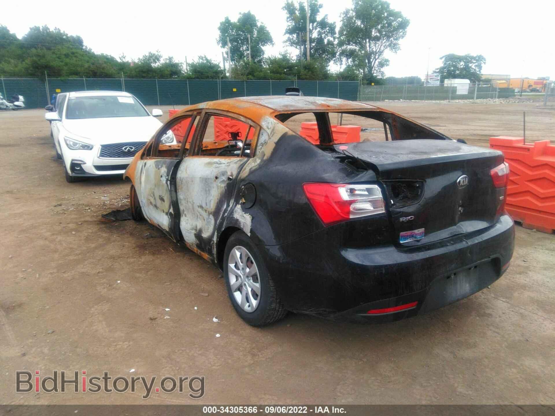 2014 KIA RIO - VIN: KNADM4A39E6337340 - Фото 3