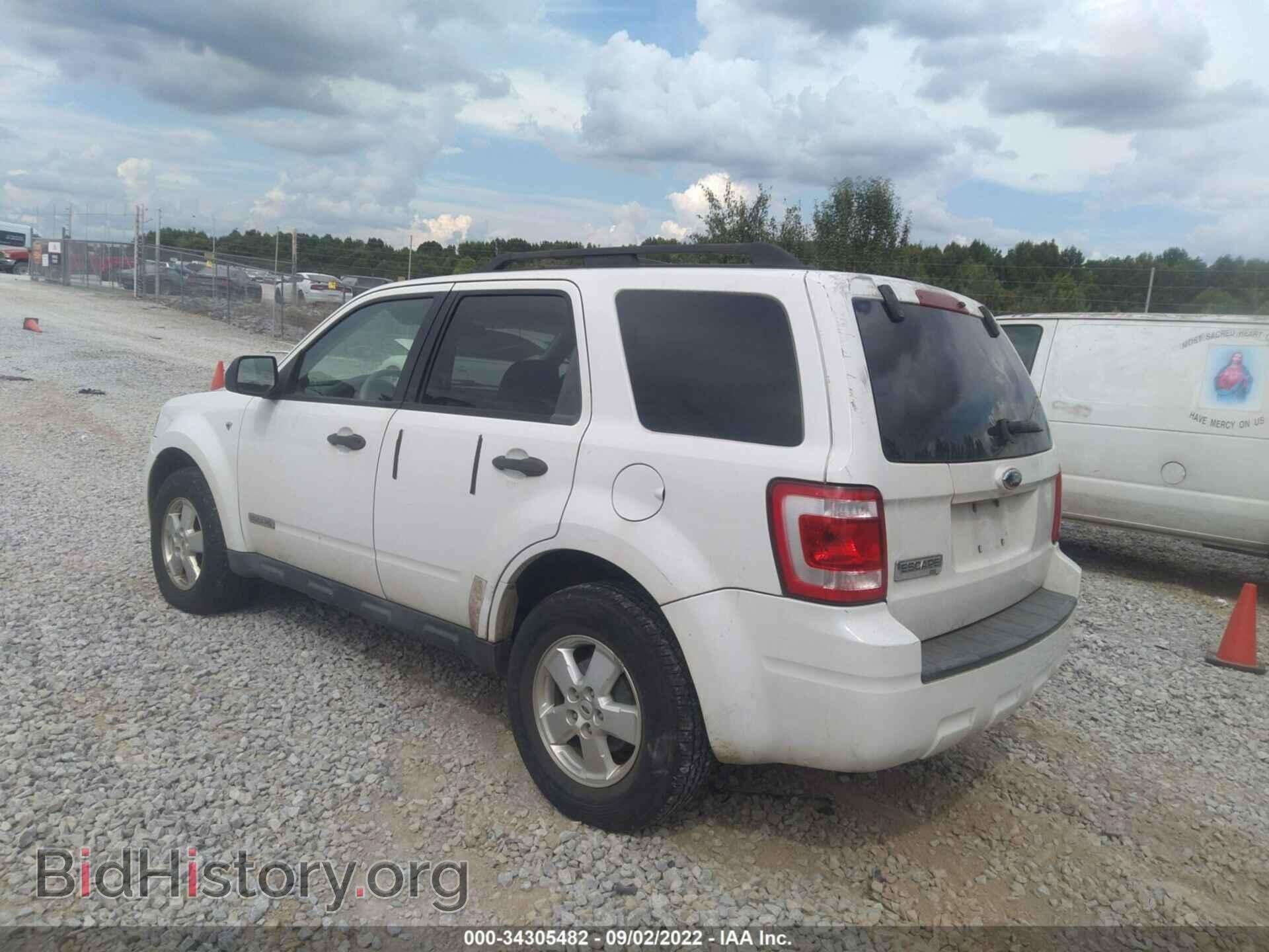 2008 FORD ESCAPE - VIN: 1FMCU03118KC17736 - Фото 3