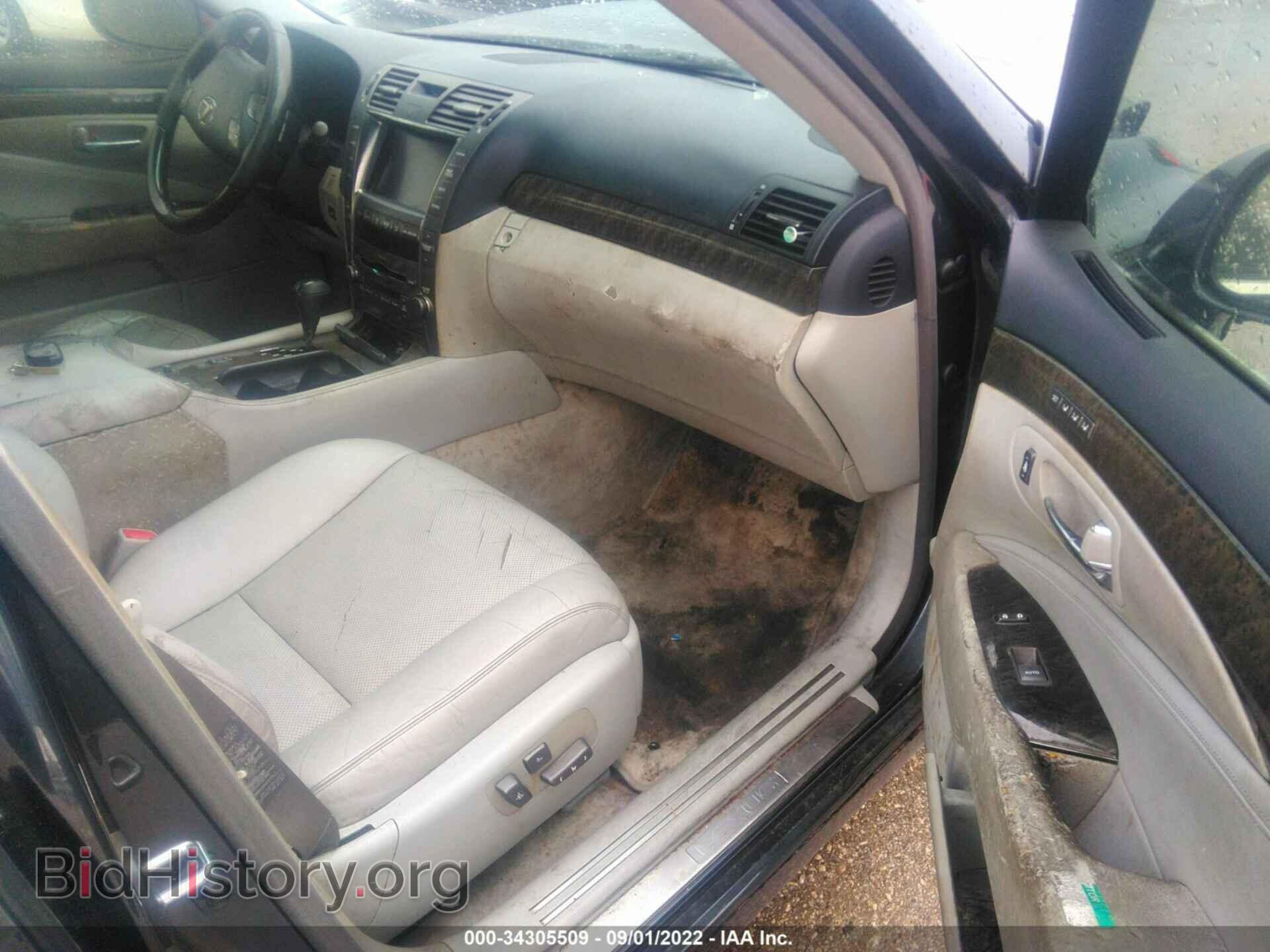 2009 LEXUS LS 460 - VIN: JTHBL46F895086837 - Фото 5