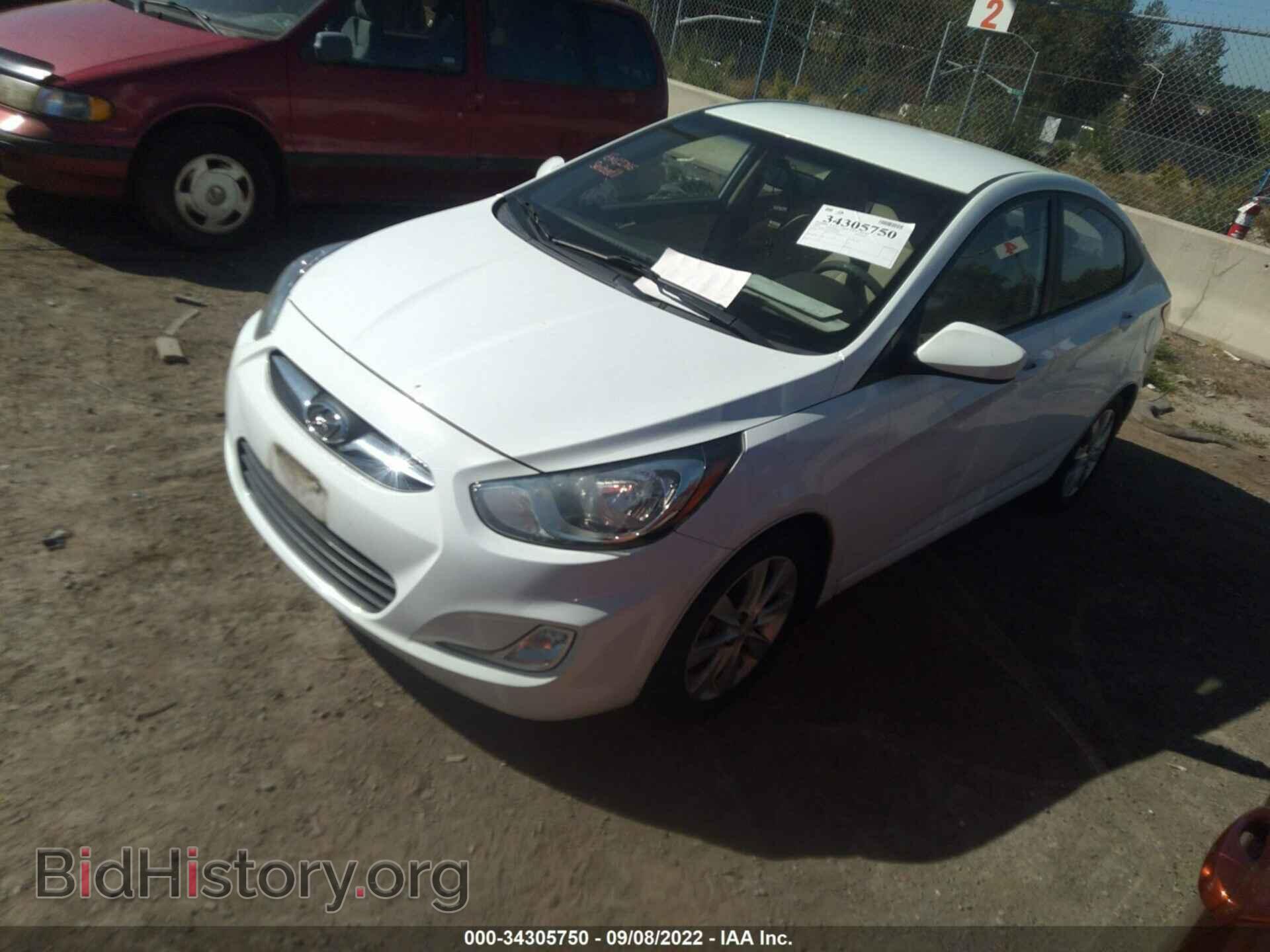 2013 HYUNDAI ACCENT - VIN: KMHCU4AE7DU323863 - Фото 2