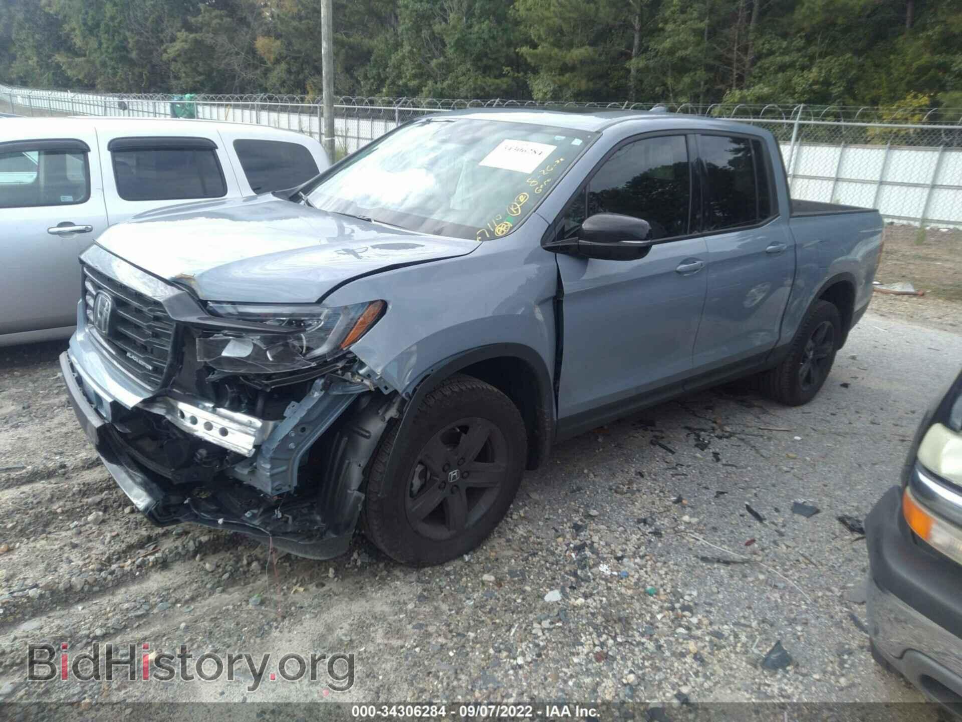 2022 HONDA RIDGELINE - VIN: 5FPYK3F83NB027110 - Фото 2