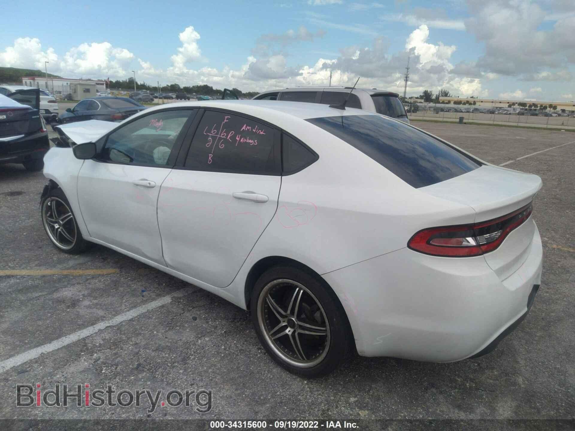 2016 DODGE DART - VIN: 1C3CDFBBXGD516862 - Фото 3