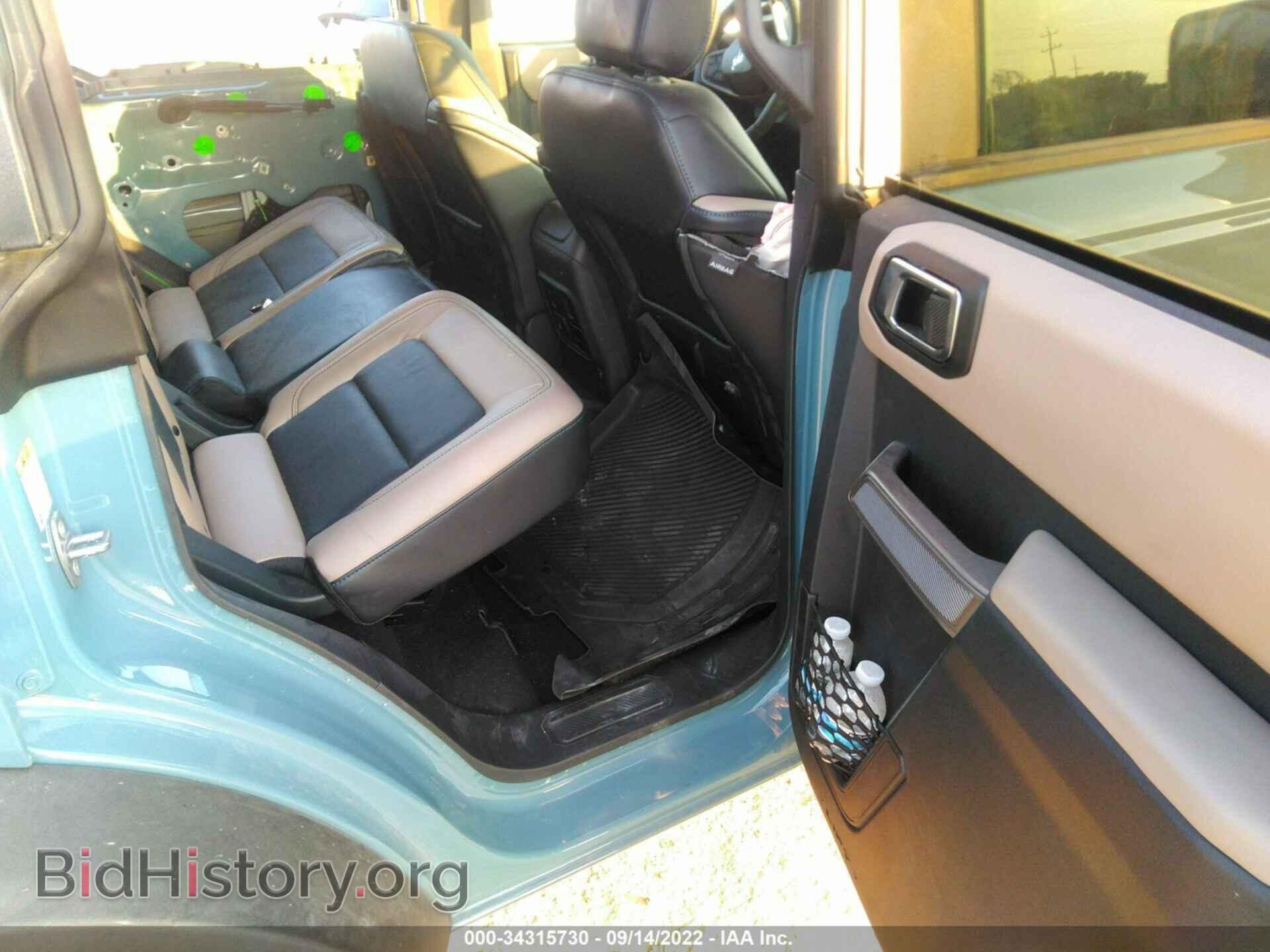 2022 FORD BRONCO - VIN: 1FMEE5DP2NLB23392 - Фото 8