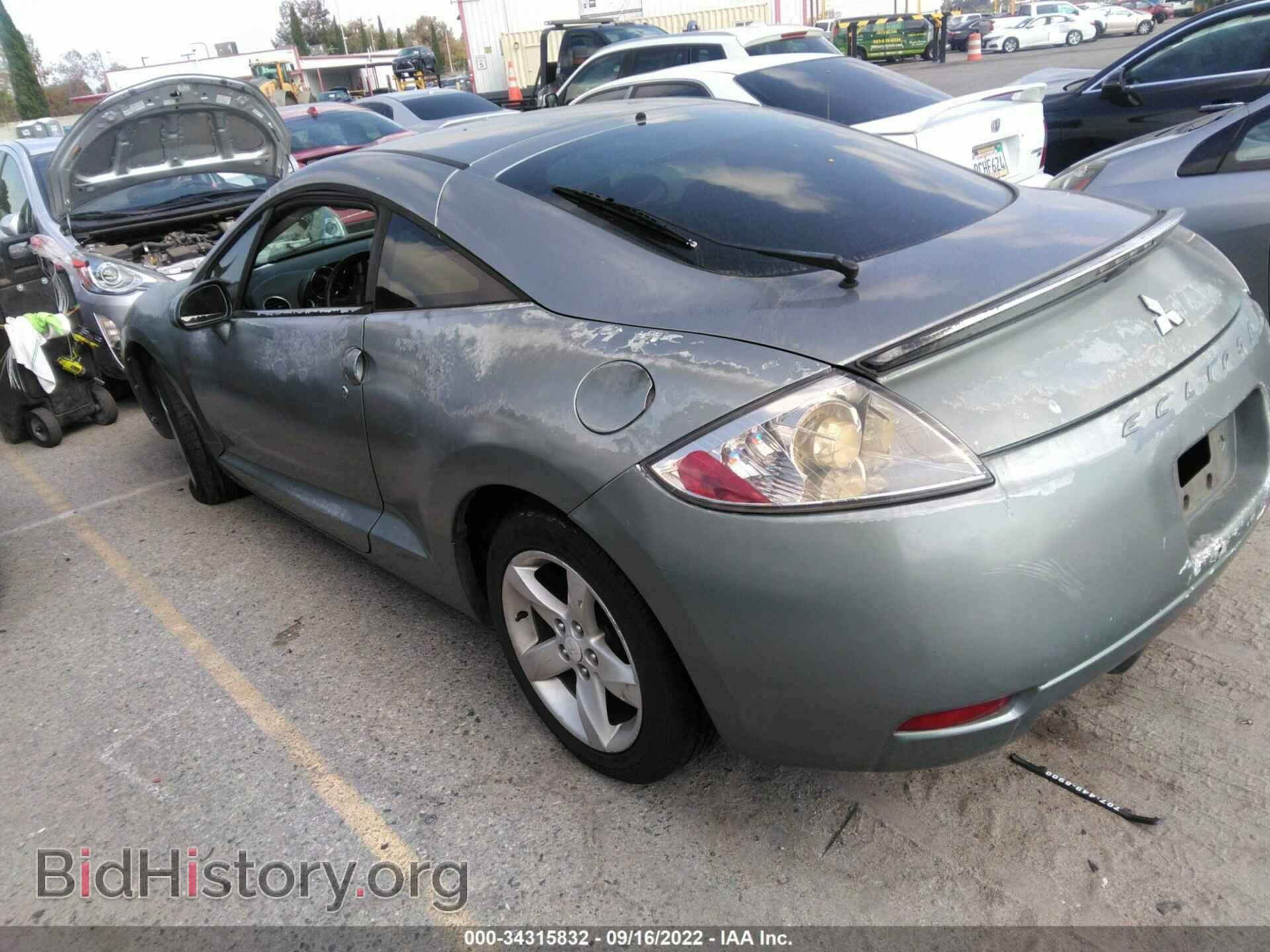 2007 MITSUBISHI ECLIPSE - VIN: 4A3AK24F37E003039 - Фото 3