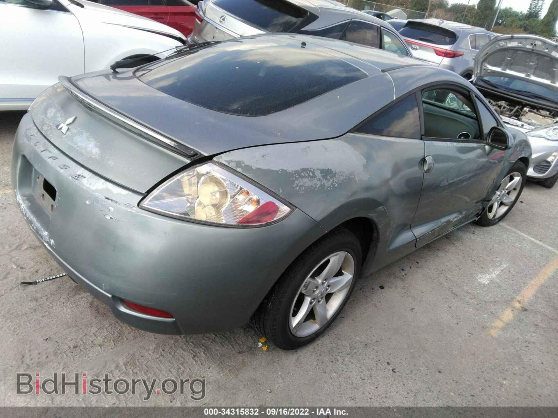 2007 MITSUBISHI ECLIPSE - VIN: 4A3AK24F37E003039 - Фото 4