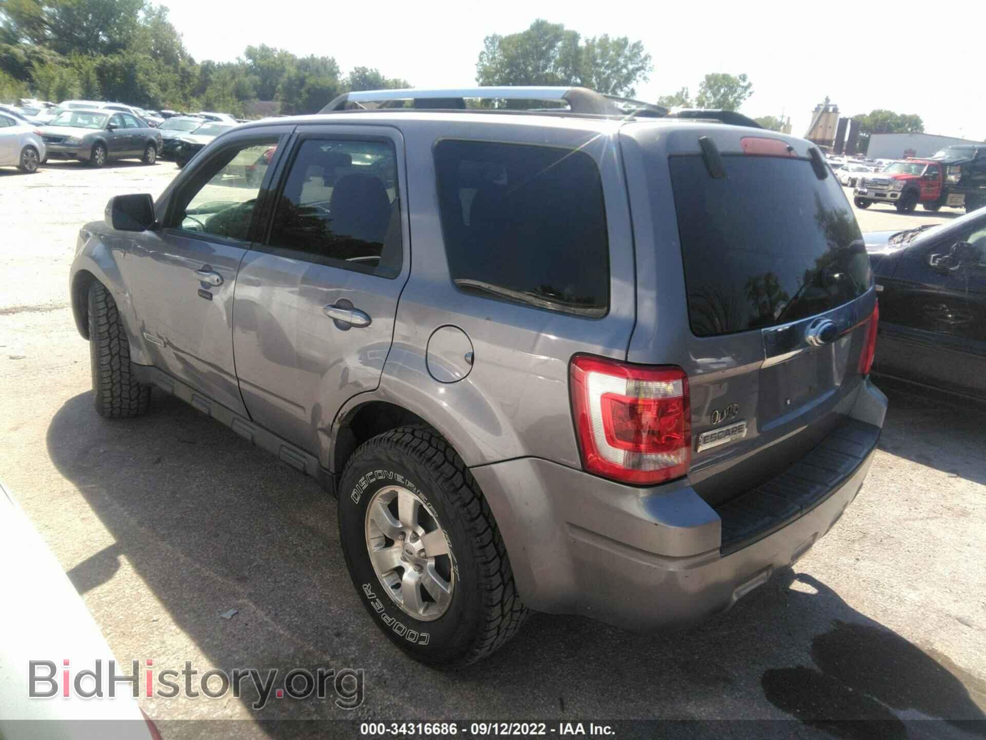 2008 FORD ESCAPE - VIN: 1FMCU04148KB92152 - Фото 3
