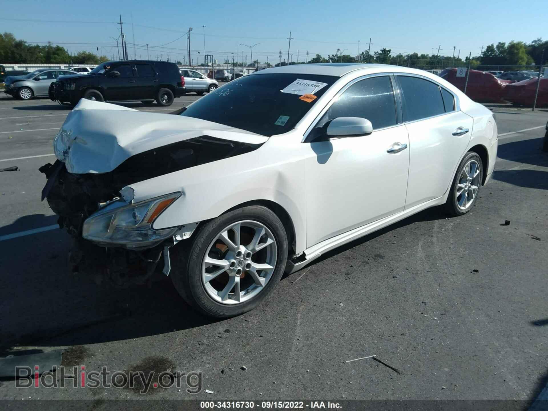 2013 NISSAN MAXIMA - VIN: 1N4AA5AP7DC821326 - Фото 2