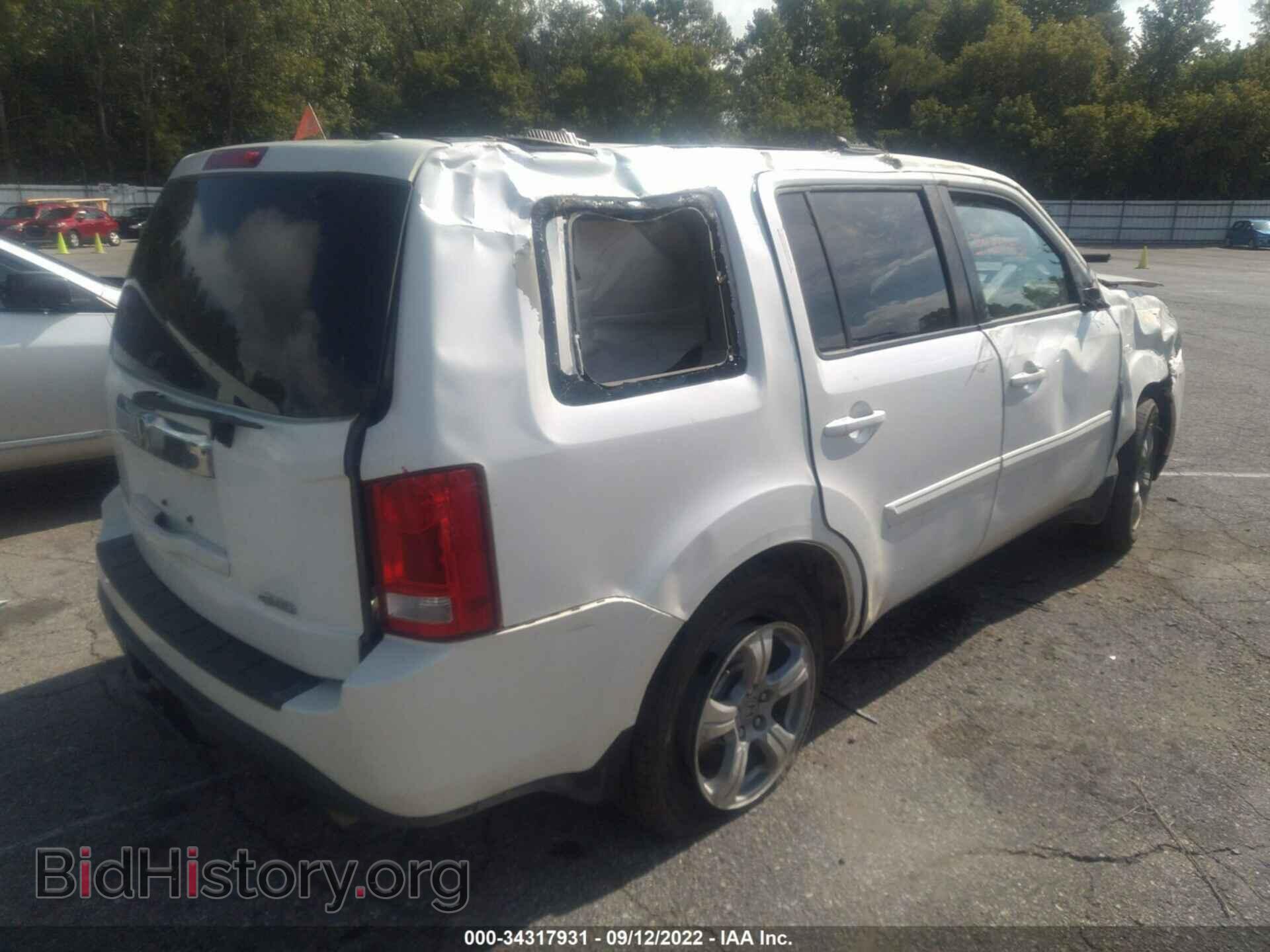 2012 HONDA PILOT - VIN: 5FNYF4H62CB504024 - Фото 4
