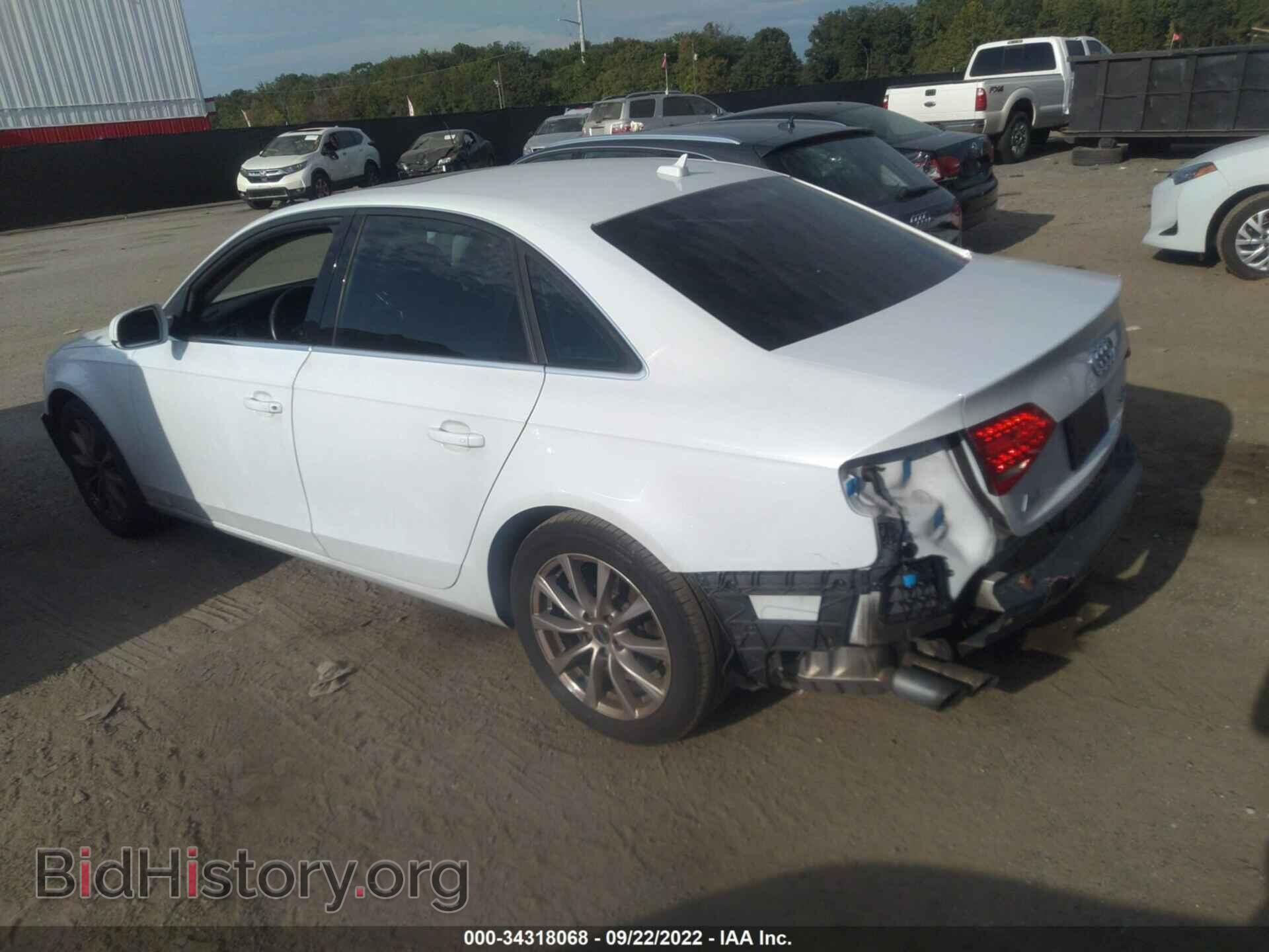 2012 AUDI A4 - VIN: WAUBFAFL3CA107215 - Фото 3