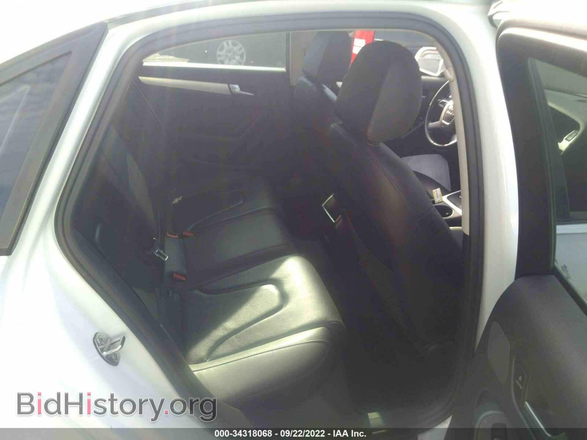2012 AUDI A4 - VIN: WAUBFAFL3CA107215 - Фото 8